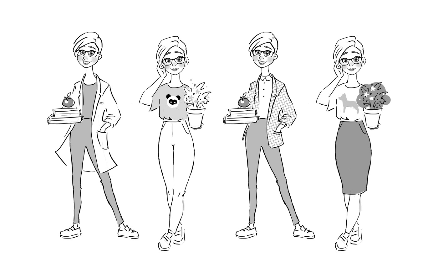 HI SCHOOL | Characters & Illustration — Изображение №3 — Брендинг, Иллюстрация на Dprofile
