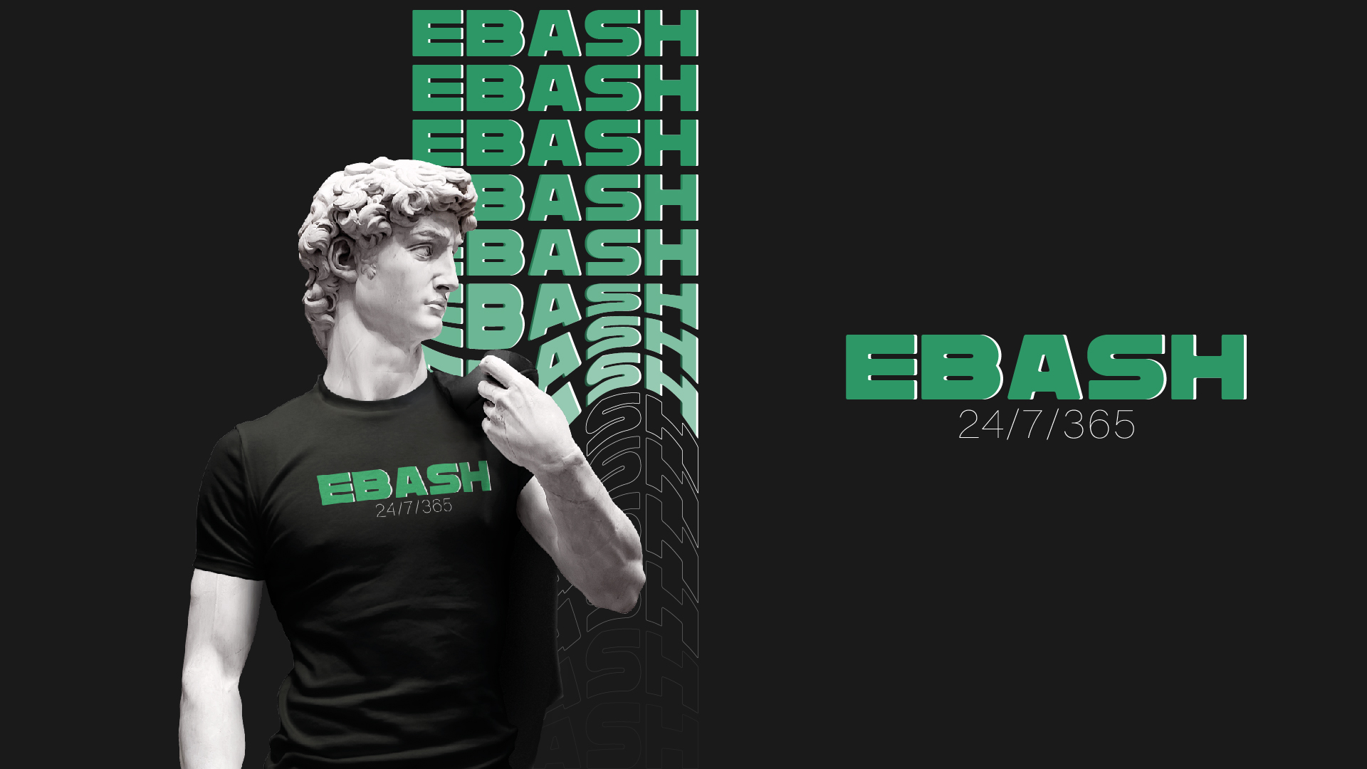 Концепция мерча EBASH — Изображение №1 — Брендинг, Графика на Dprofile