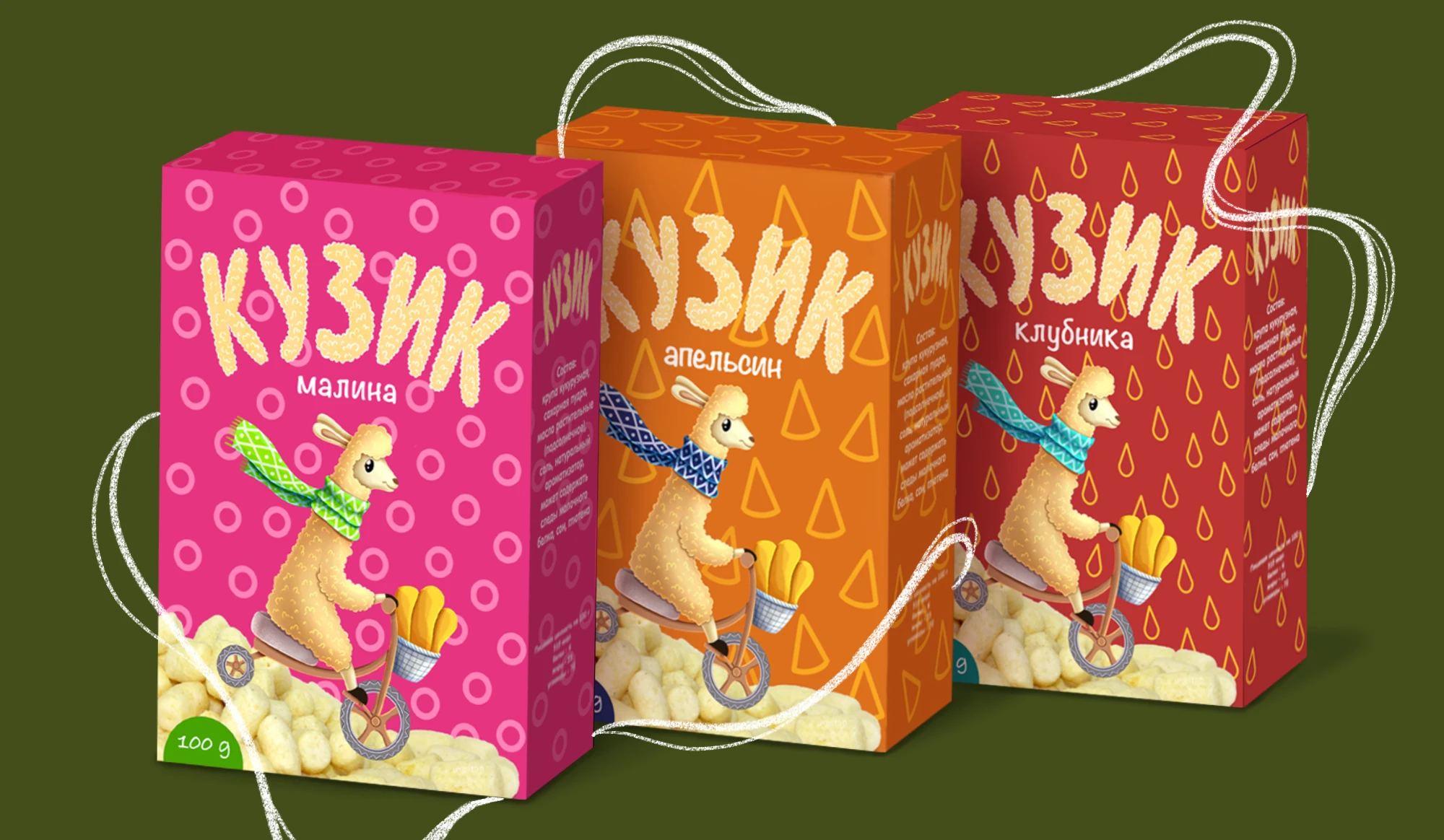Packaging design for corn sticks — Изображение №4 — Брендинг, Иллюстрация на Dprofile