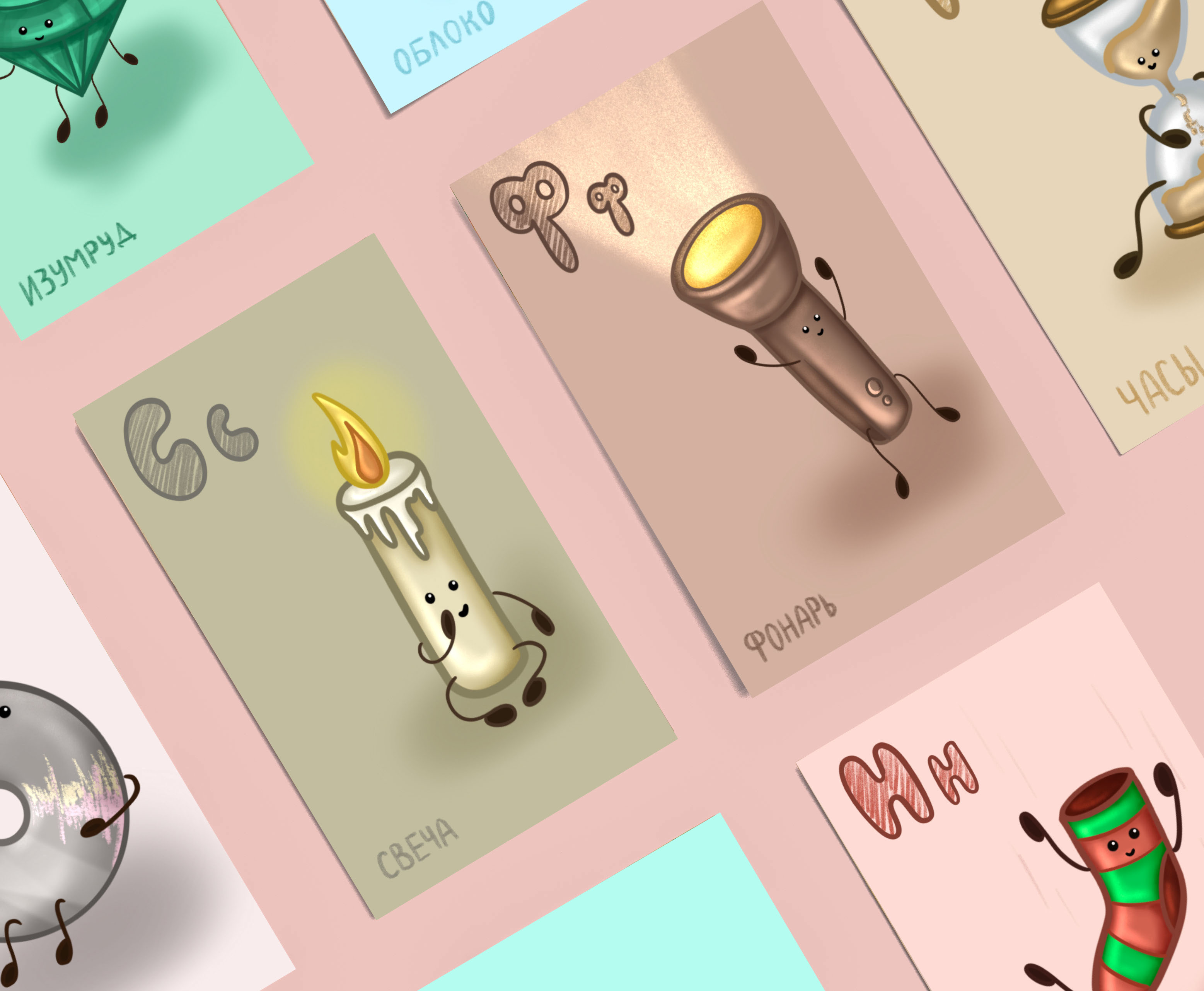 Baby Alphabet Flashcards — Изображение №2 — Брендинг, Иллюстрация на Dprofile
