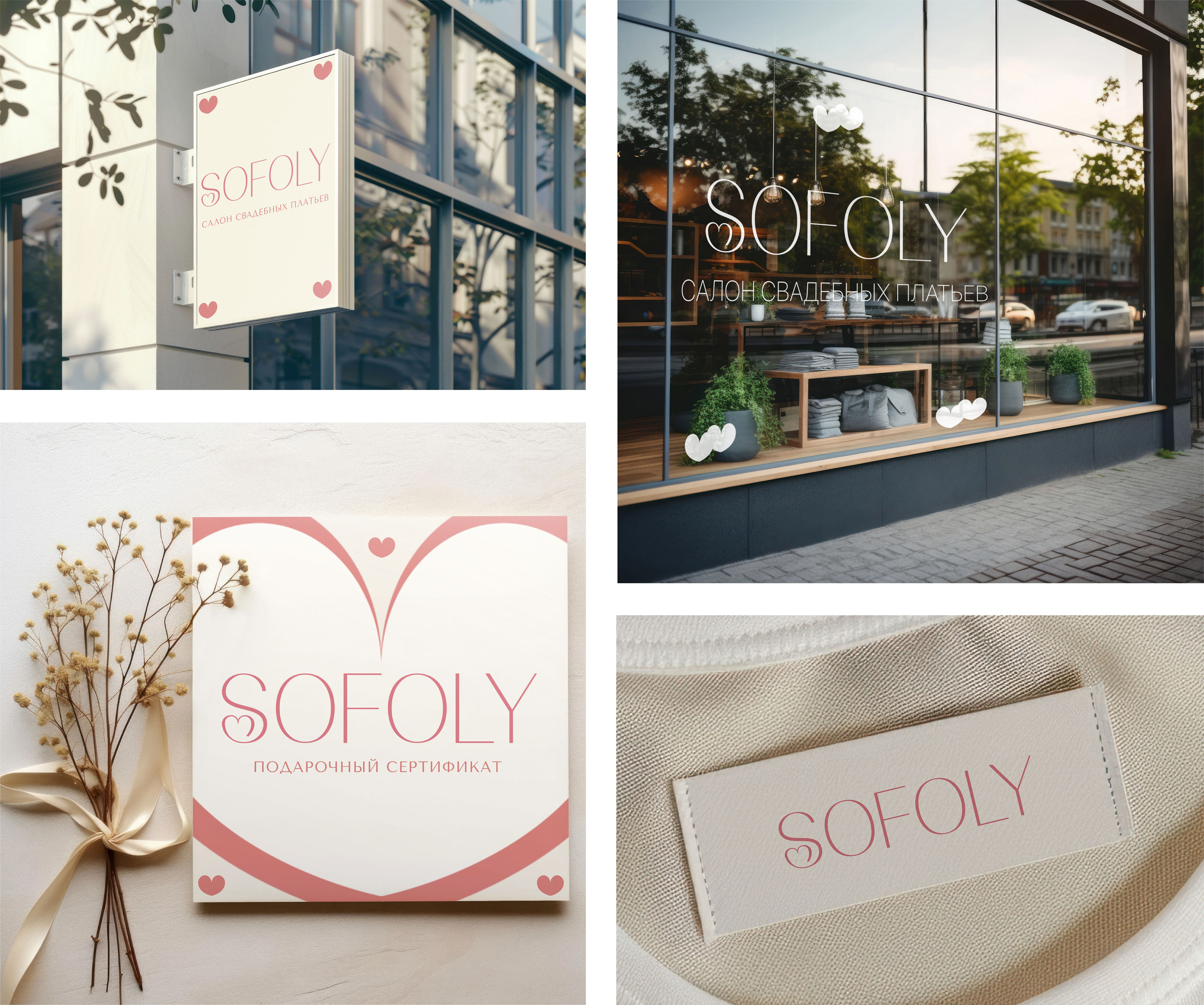 SOFOLY - Wedding salon logo — Изображение №6 — Брендинг на Dprofile