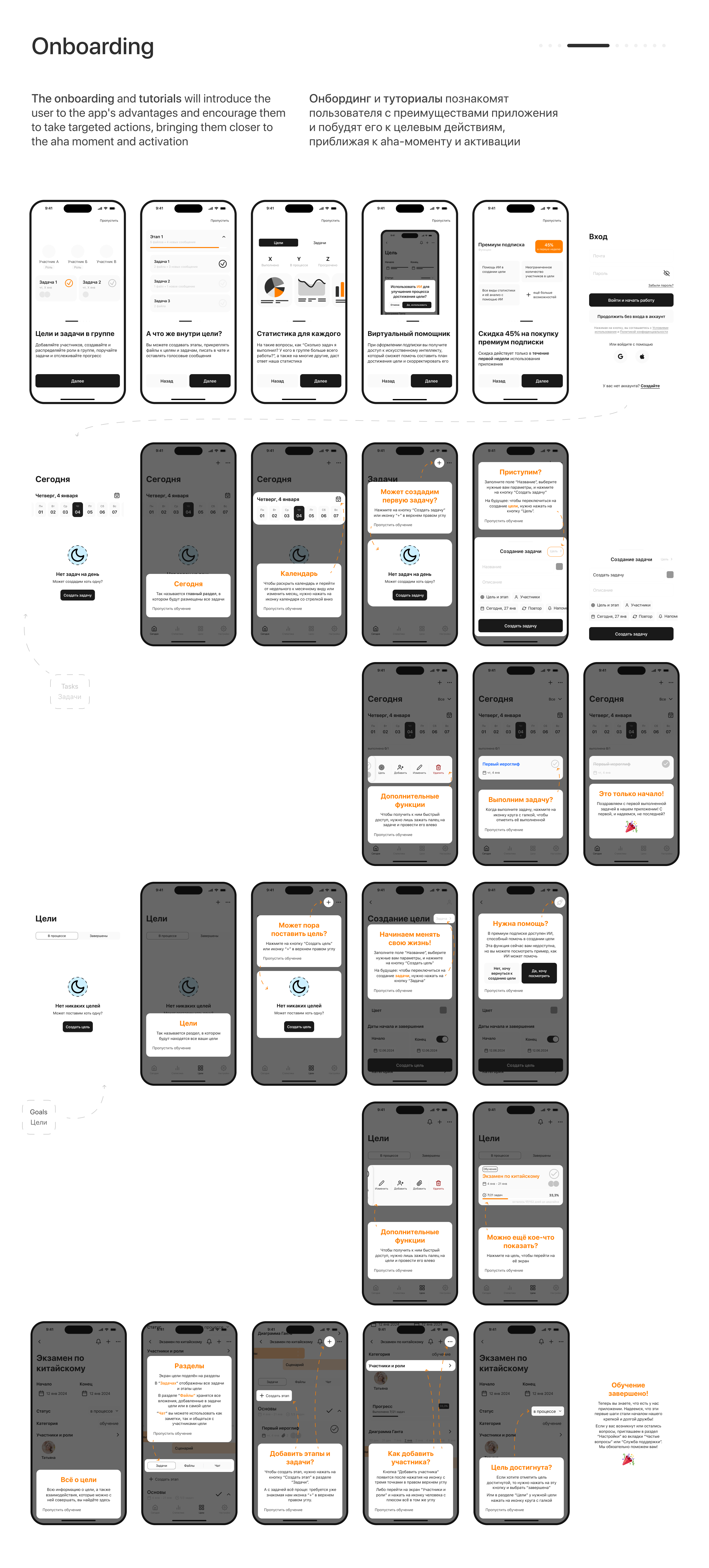 Achie | UX/UI Дизайн | Мобильное приложение — Изображение №6 — Интерфейсы на Dprofile