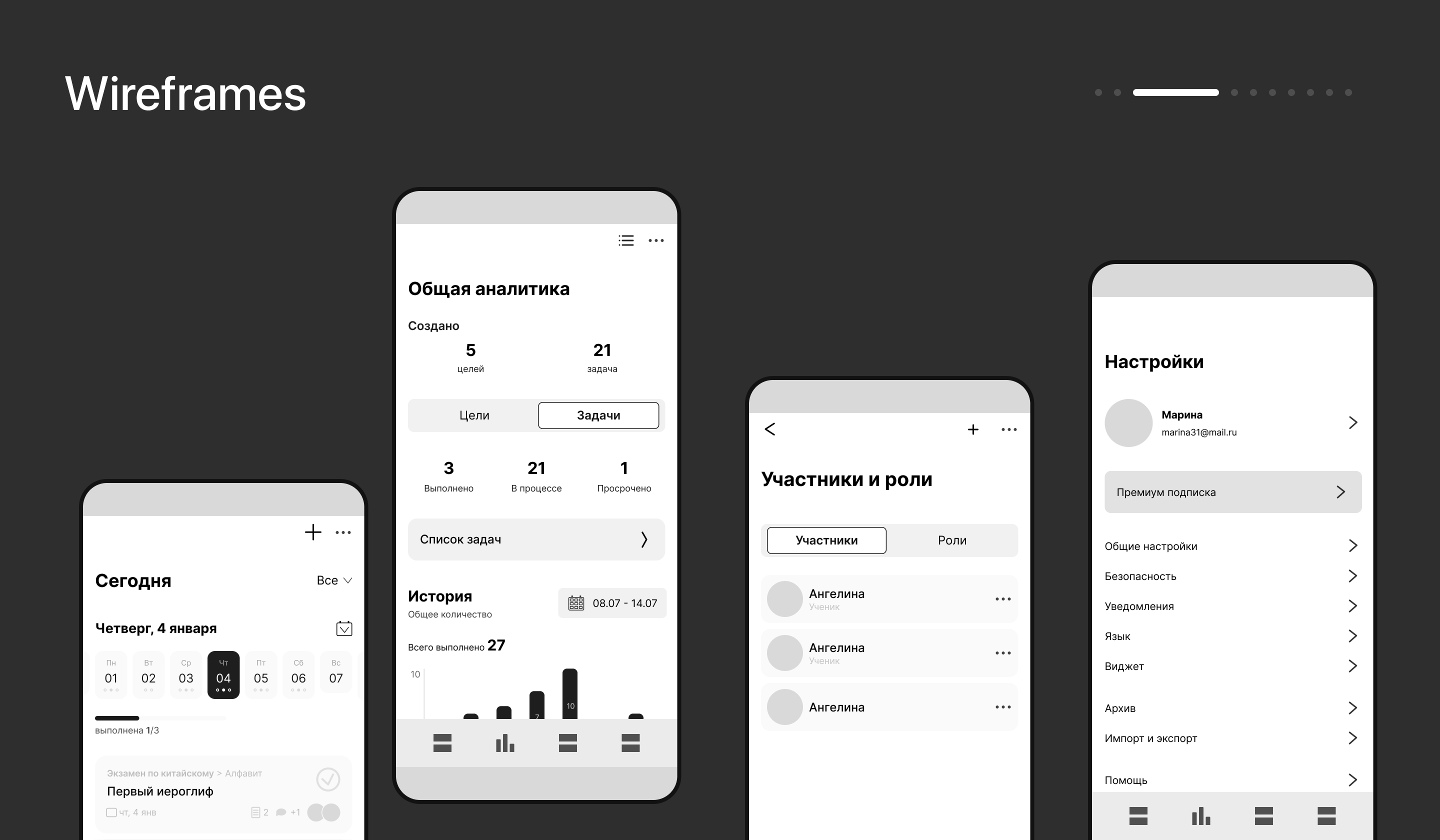 Achie | UX/UI Дизайн | Мобильное приложение — Изображение №5 — Интерфейсы на Dprofile