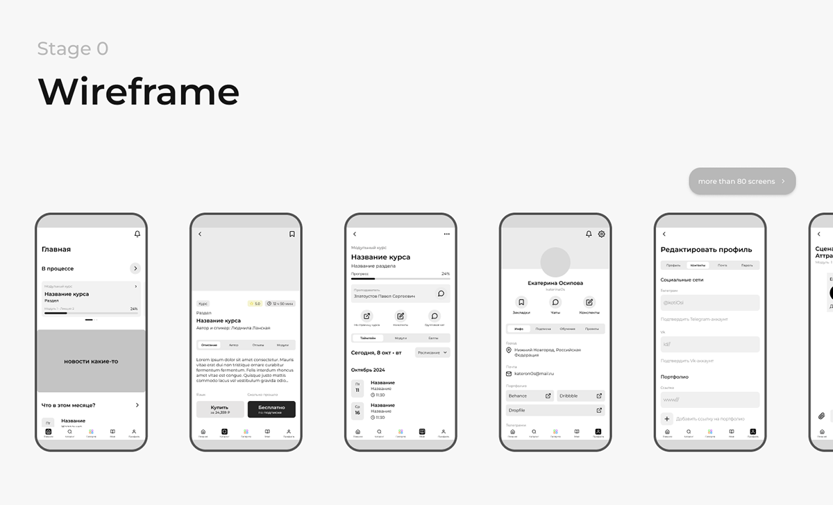 Artium | UX/UI | Educational mobile app — Изображение №6 — Интерфейсы на Dprofile