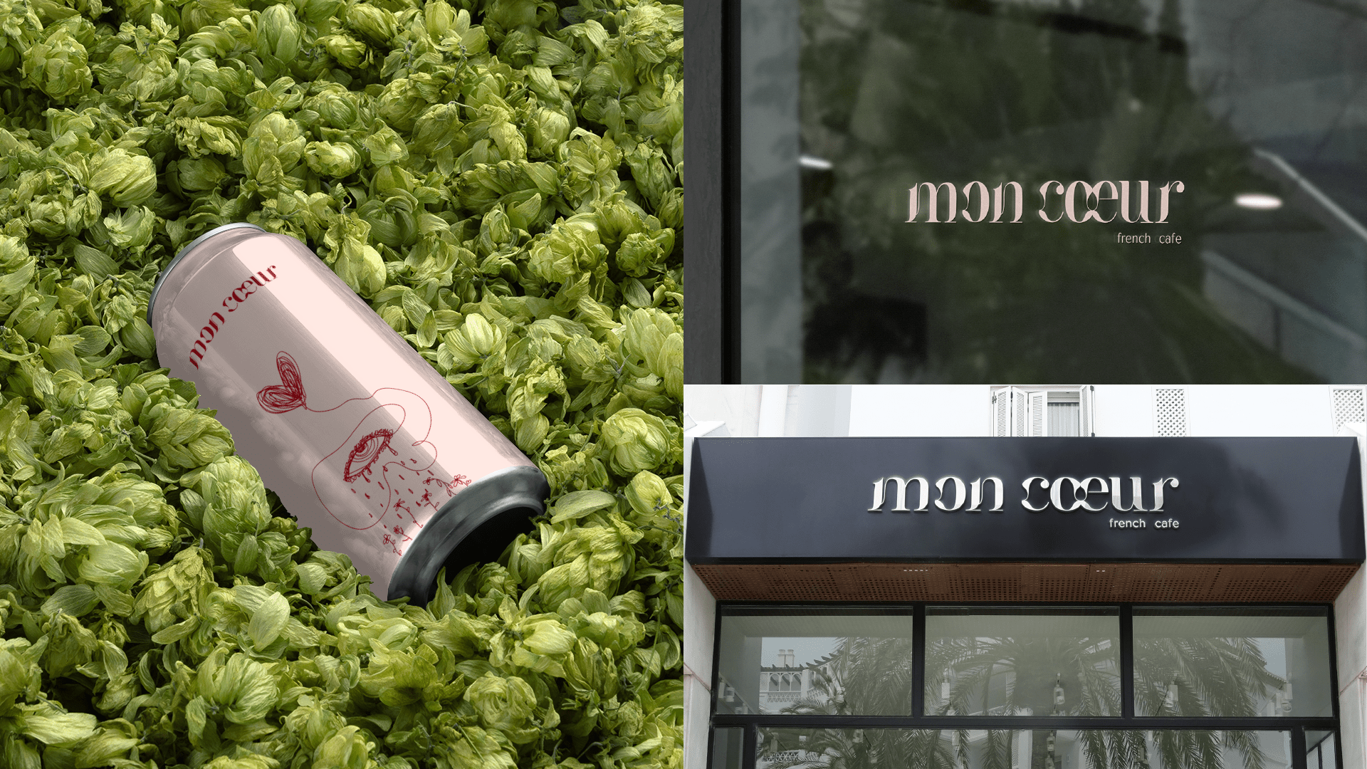 Cafe logo "mon cœur" — Изображение №4 — Брендинг, Графика на Dprofile