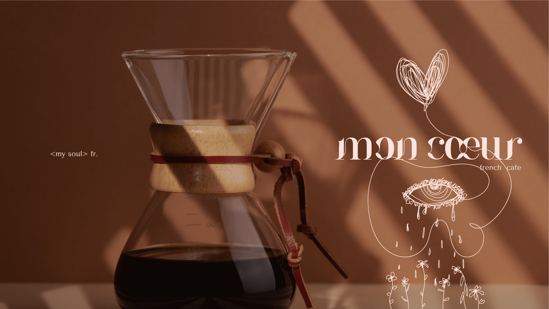 Cafe logo "mon cœur" — Изображение №1 — Брендинг, Графика на Dprofile