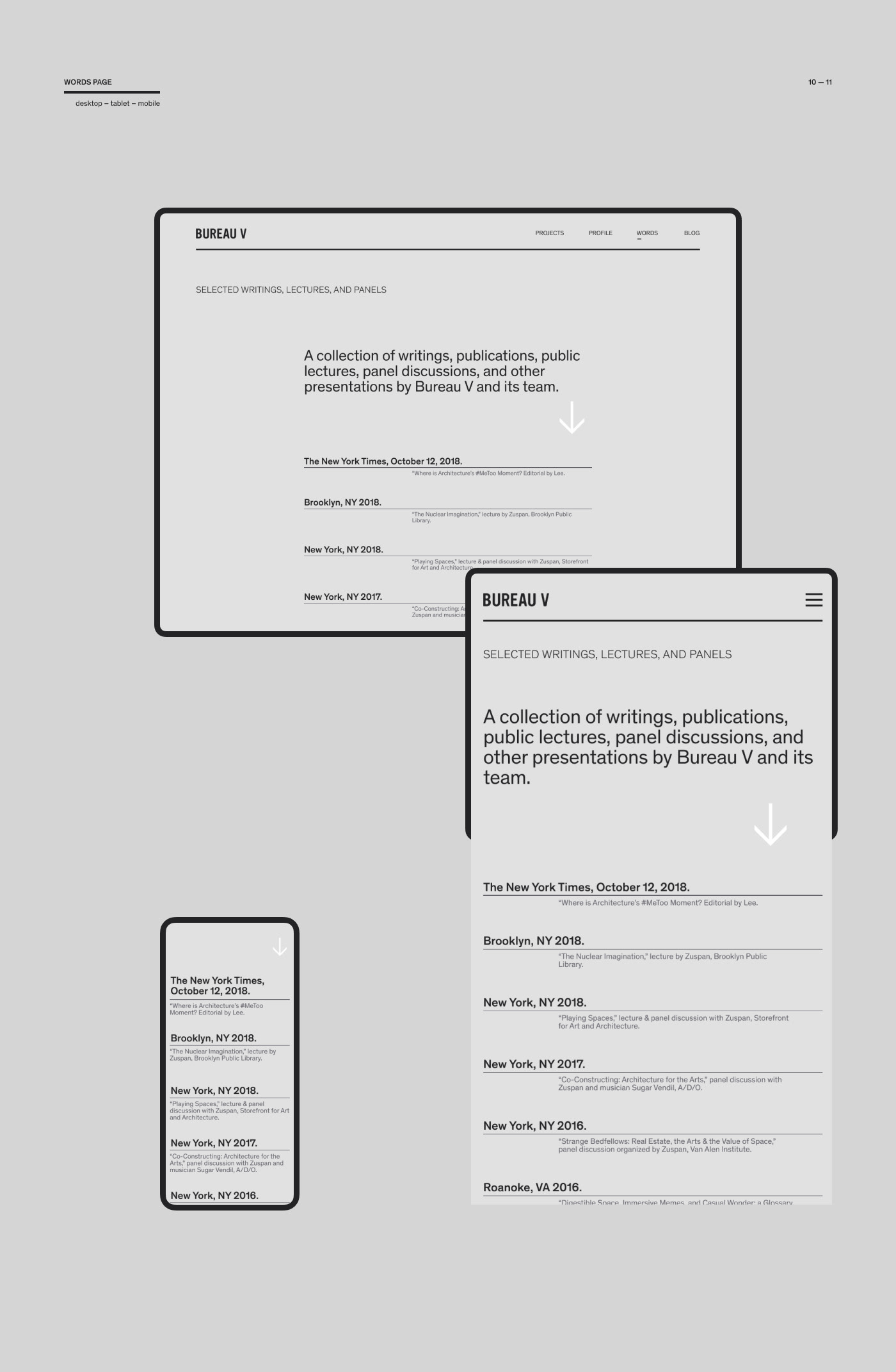 Архитектурное бюро Bureau V — Изображение №13 — Интерфейсы, Анимация на Dprofile