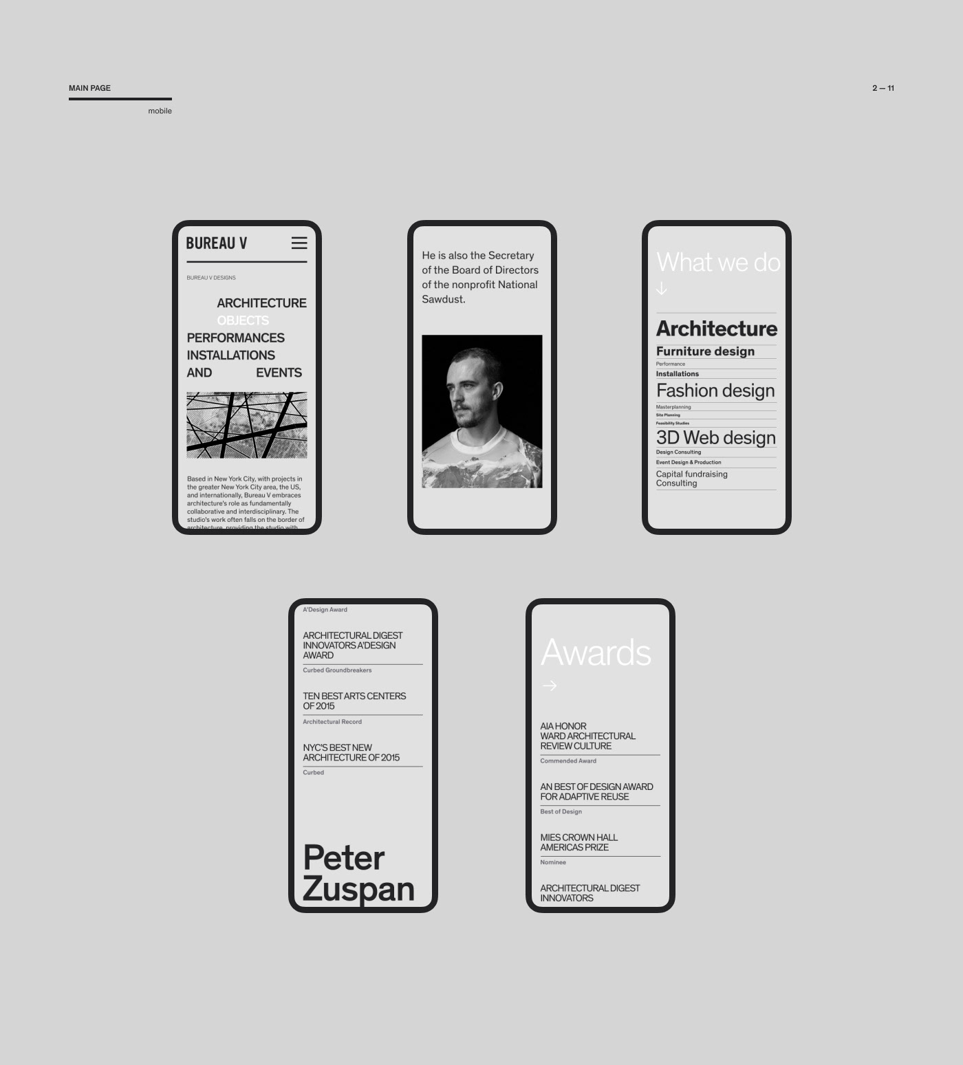 Архитектурное бюро Bureau V — Изображение №4 — Интерфейсы, Анимация на Dprofile