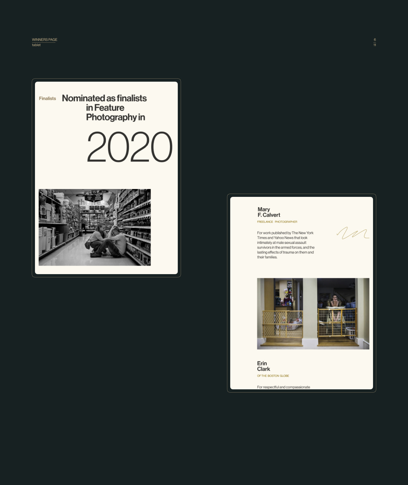 The Pulitzer Prizes site redesign — Изображение №12 — Интерфейсы, Анимация на Dprofile