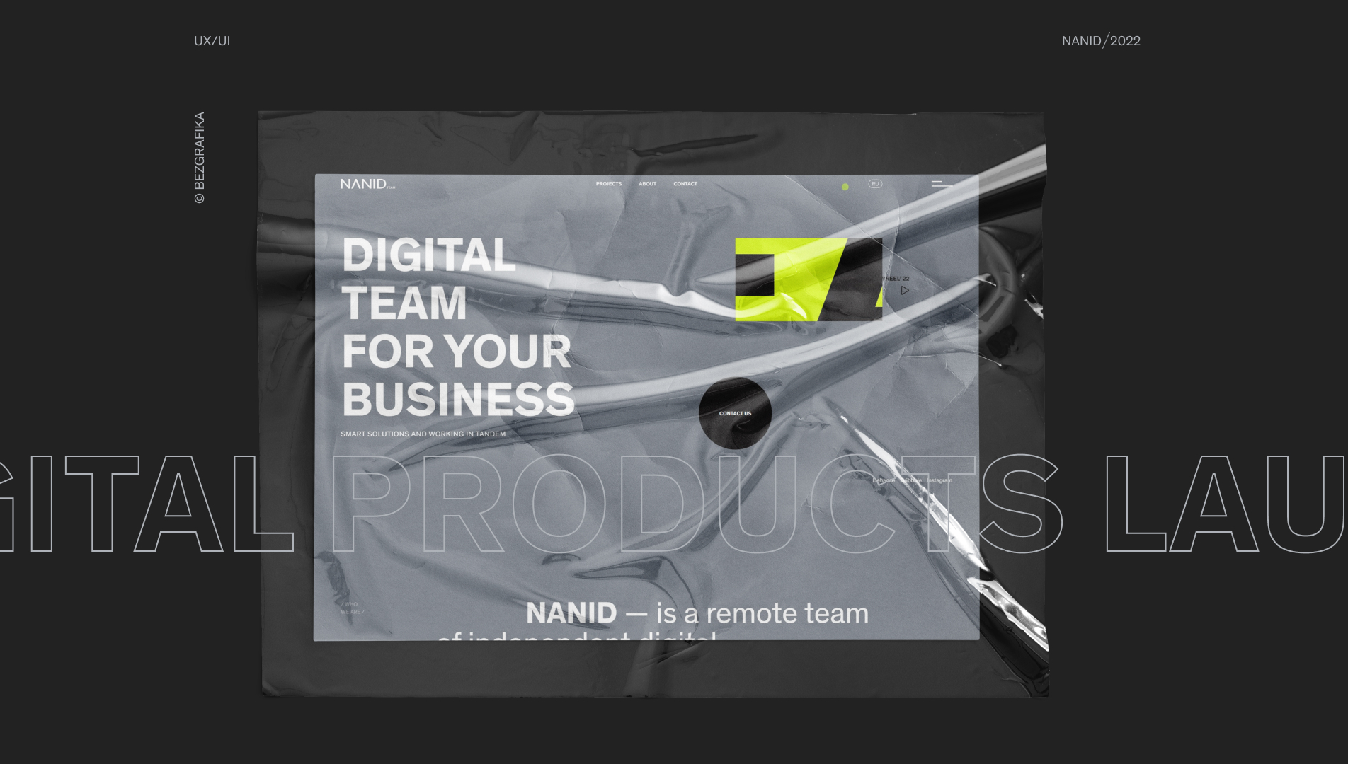 Nanid Digital Team — Изображение №1 — Интерфейсы, Анимация на Dprofile