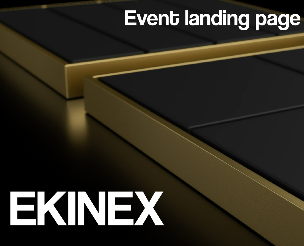EKINEX | Landing page — Интерфейсы на Dprofile