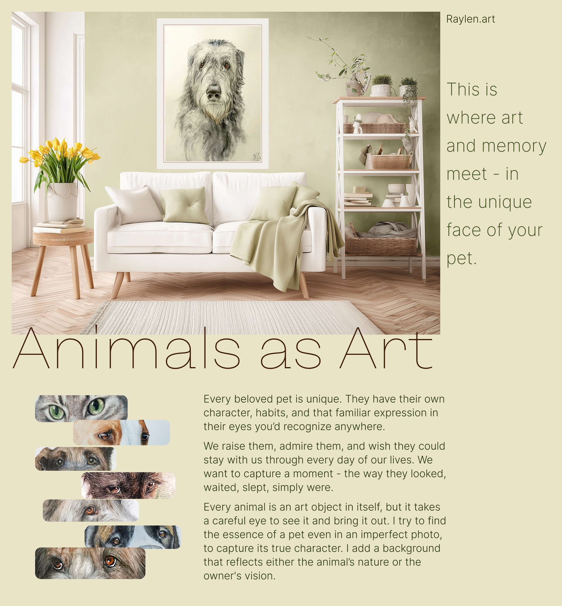 Watercolor Pet Portraits — Изображение №1 — Интерфейсы, Иллюстрация на Dprofile