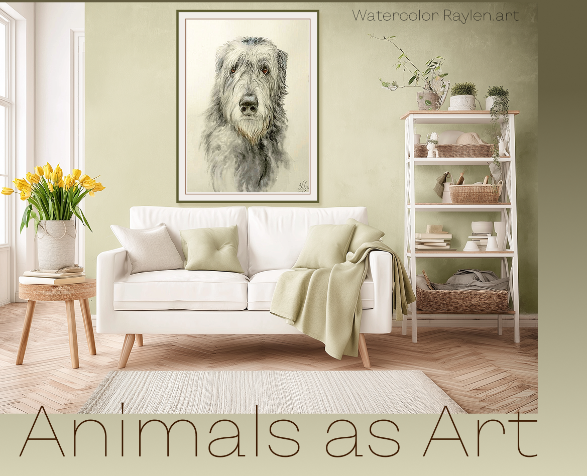 Watercolor Pet Portraits — Интерфейсы, Иллюстрация на Dprofile