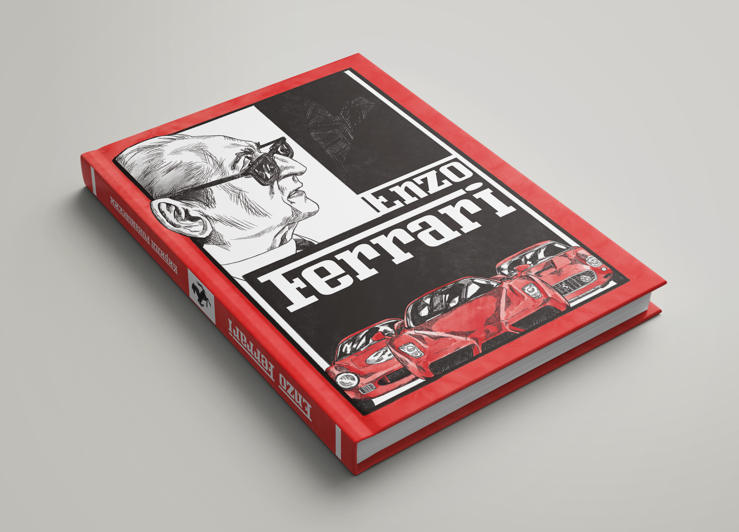 ENZO FERRARI illustrated biography — Изображение №13 — Иллюстрация, Графика на Dprofile