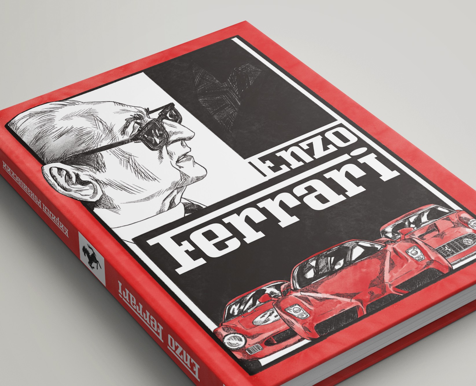 ENZO FERRARI illustrated biography — Иллюстрация, Графика на Dprofile