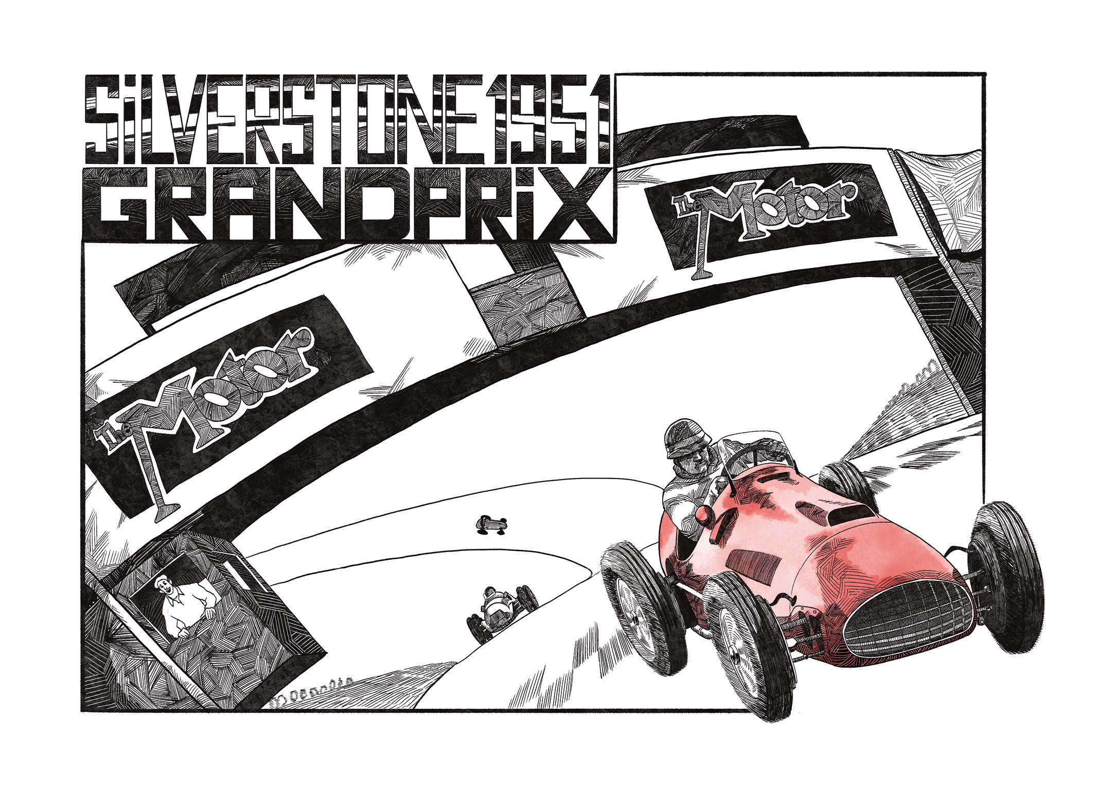 ENZO FERRARI illustrated biography — Изображение №6 — Иллюстрация, Графика на Dprofile