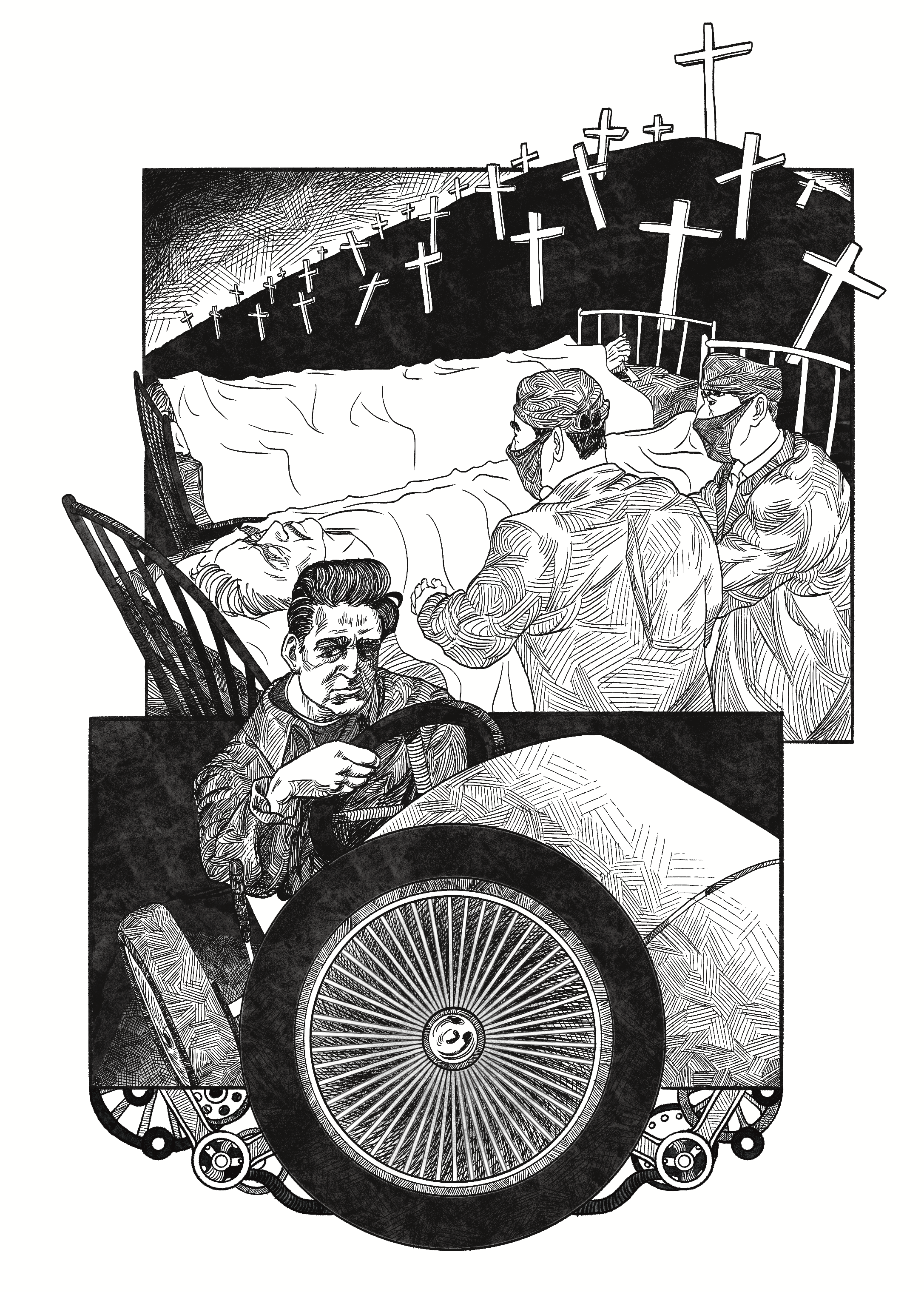 ENZO FERRARI illustrated biography — Изображение №4 — Иллюстрация, Графика на Dprofile