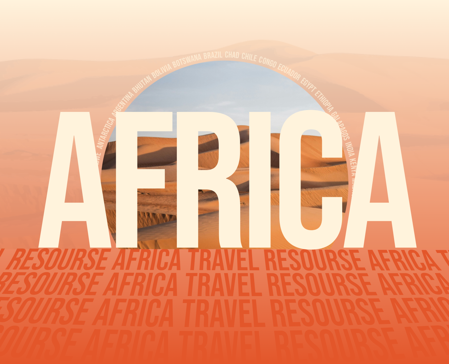 Africa Travel Resource |Langing page Redesign на Dprofile