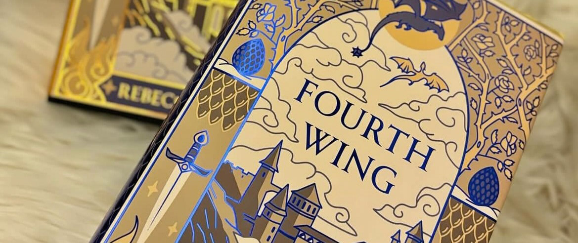 Fourth Wing суперобложка — Изображение №1 — Иллюстрация, Графика на Dprofile