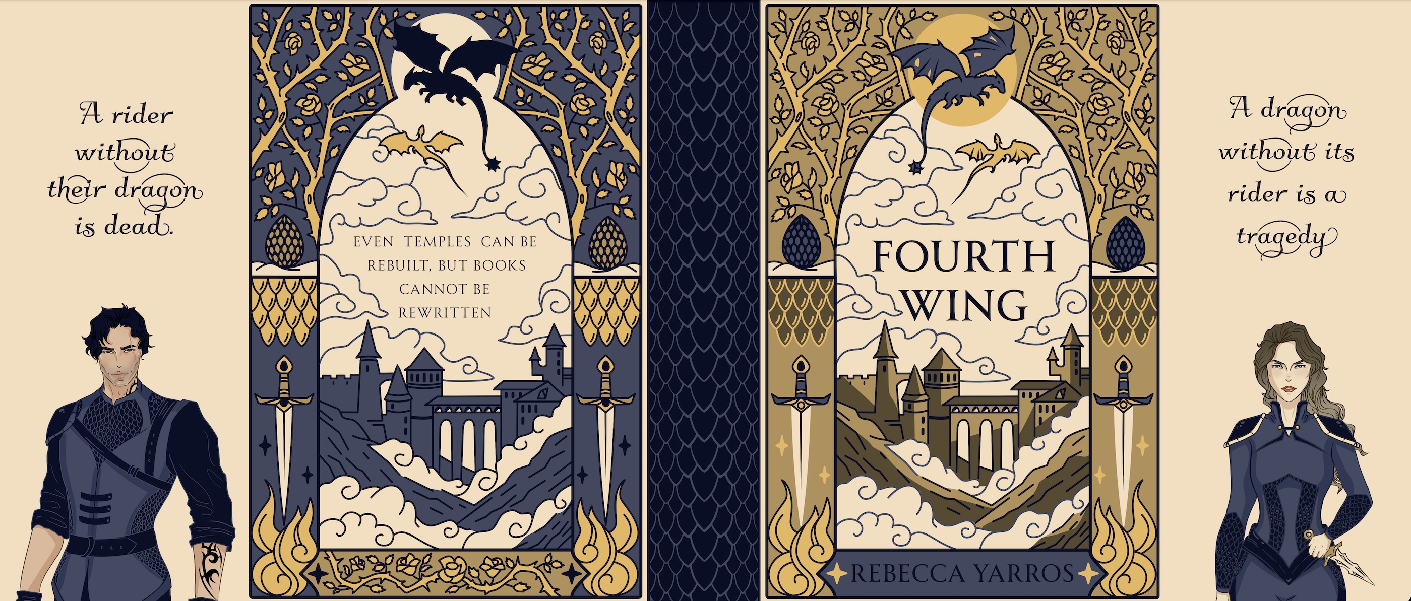 Fourth Wing суперобложка — Изображение №3 — Иллюстрация, Графика на Dprofile