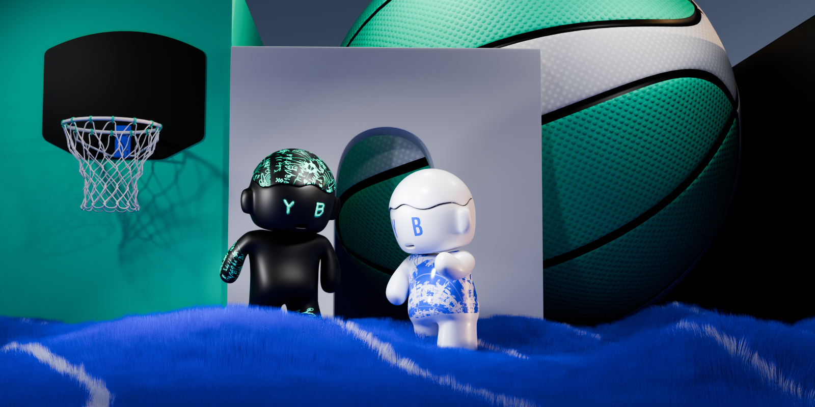 "Pixel Pals" — Изображение №2 — Иллюстрация, 3D на Dprofile