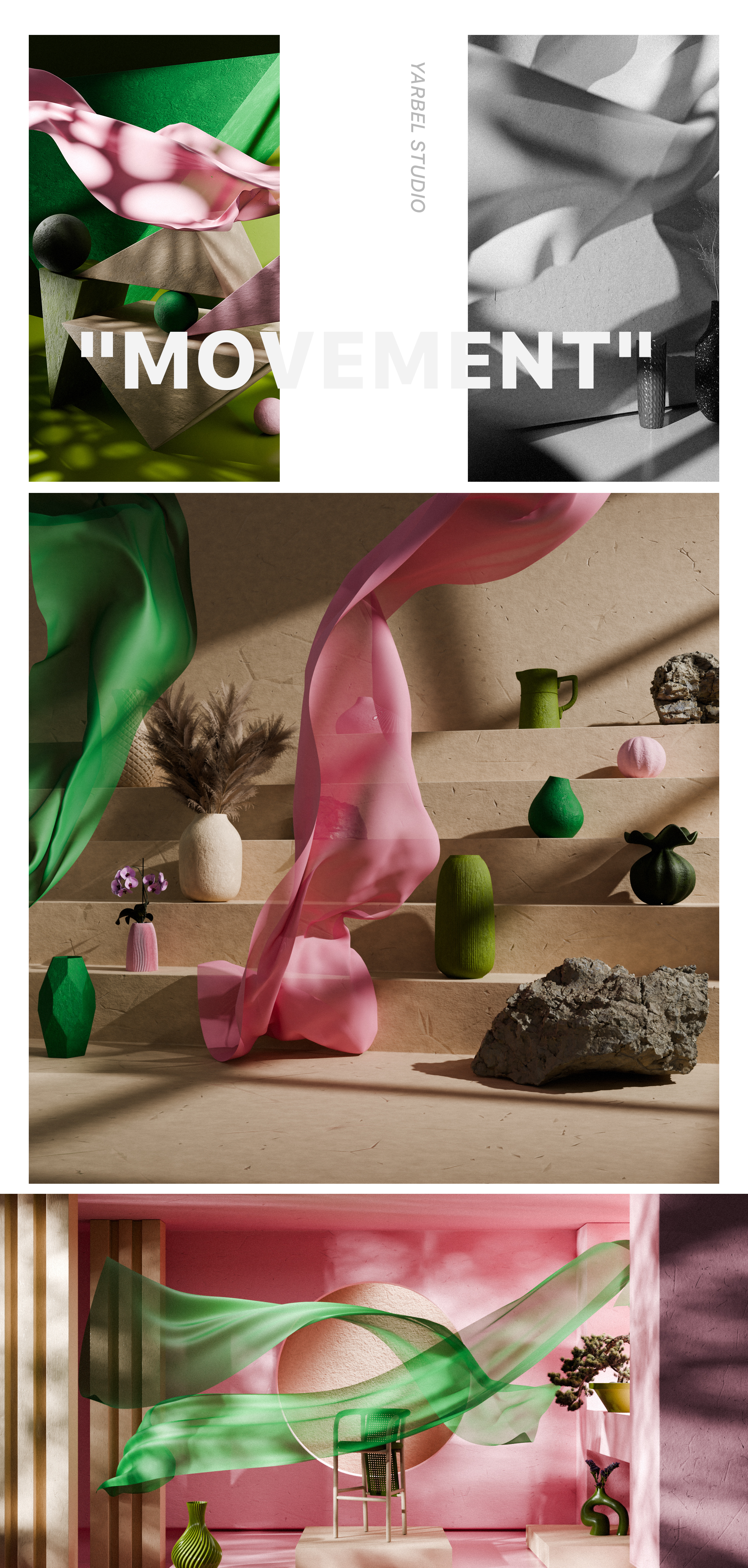 "MOVEMENT" — Изображение №2 — Иллюстрация, 3D на Dprofile