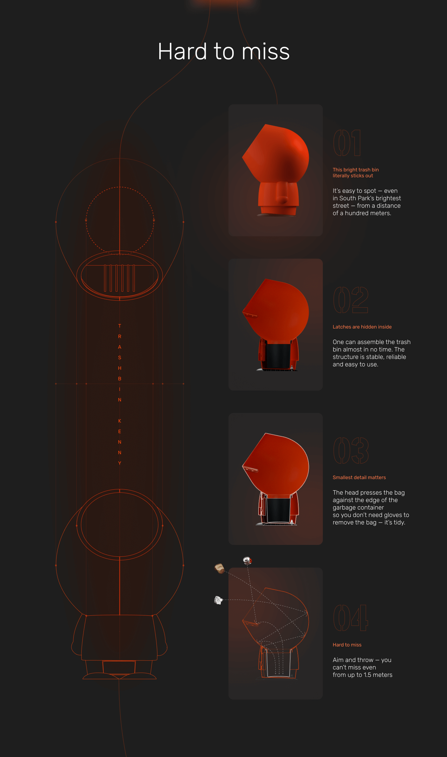 Kenny Trash Bin (South Park) — Изображение №3 — Брендинг, 3D на Dprofile