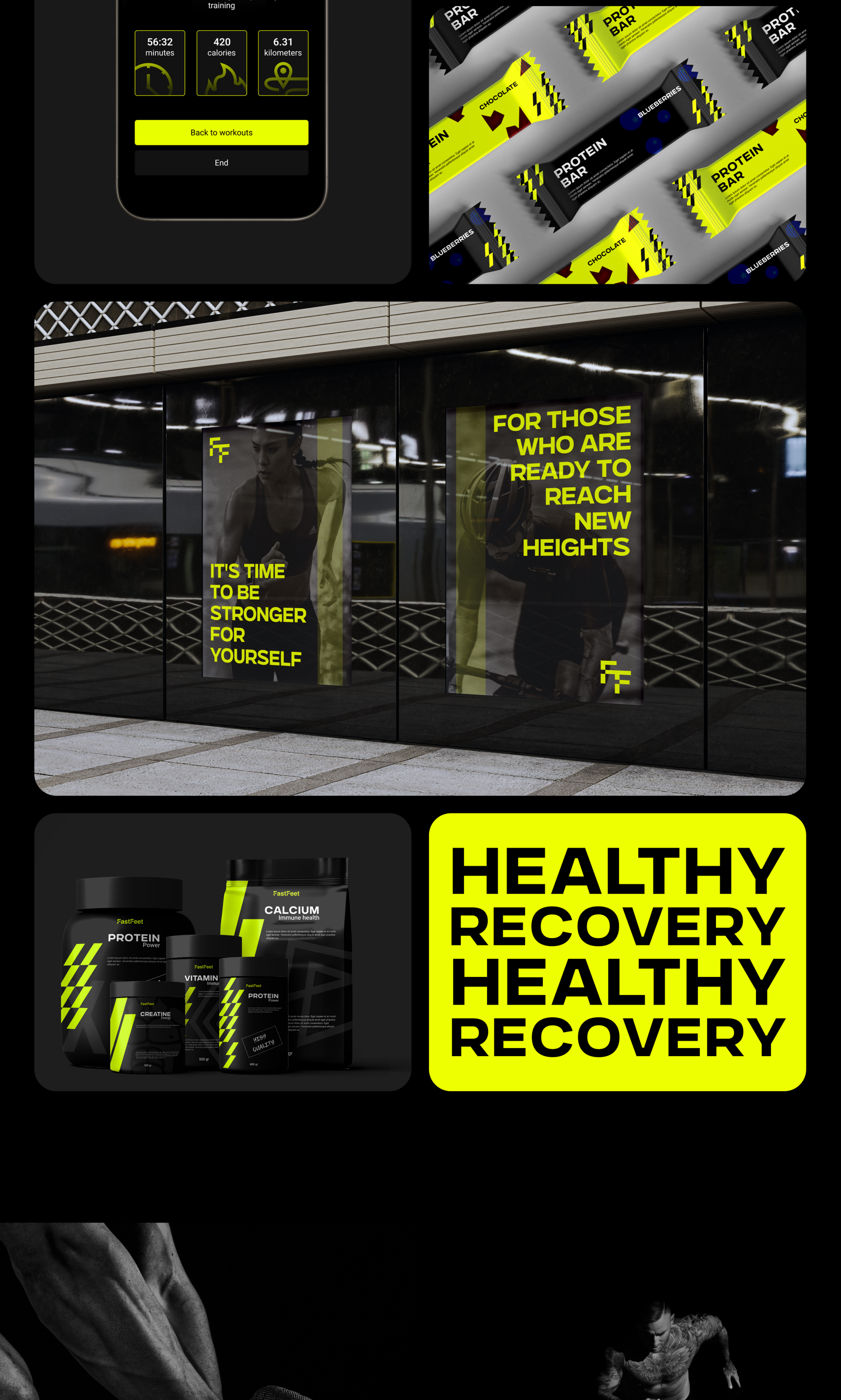 Fitness Tracker App — Изображение №6 — Интерфейсы, Брендинг на Dprofile