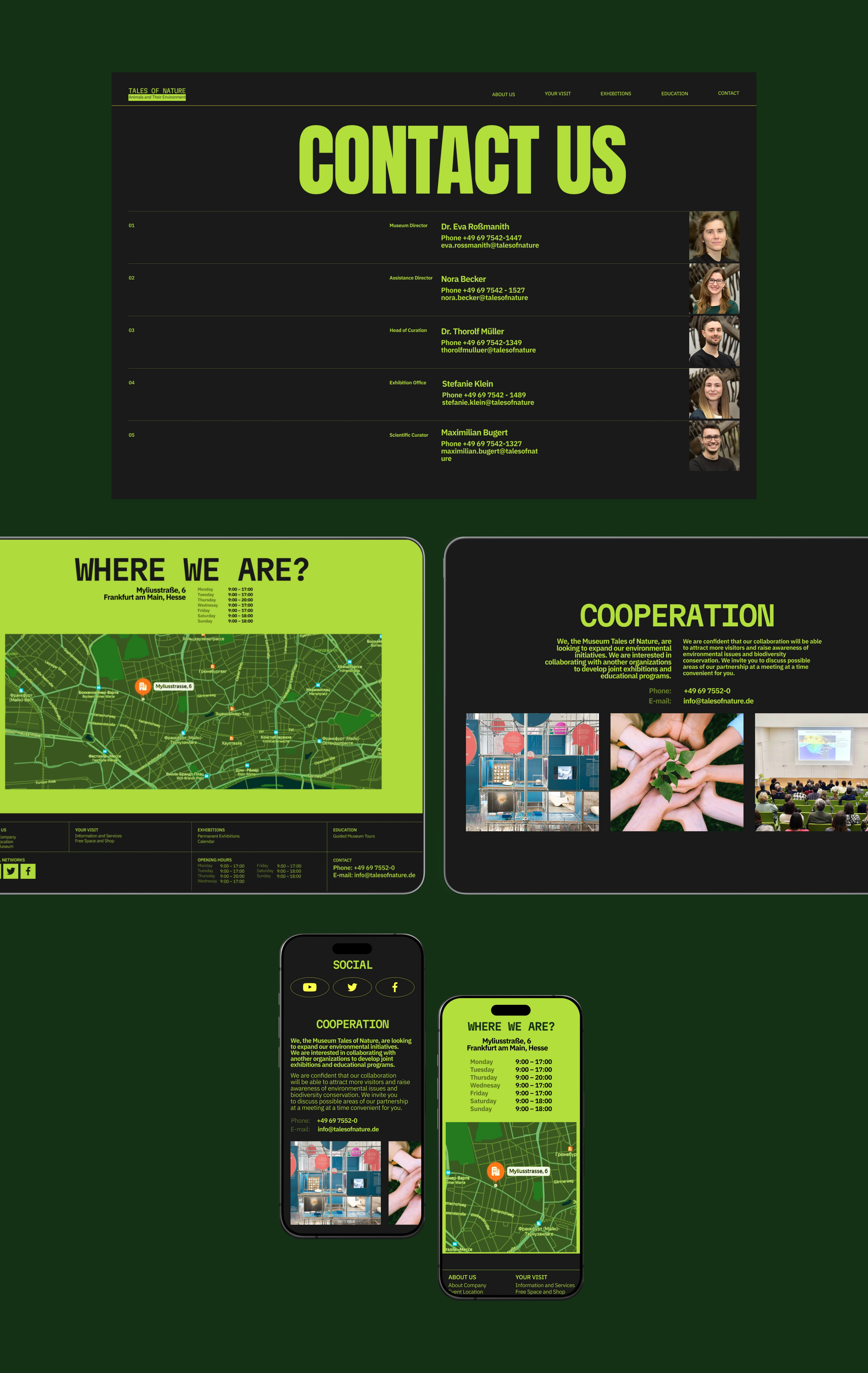 Tales of Nature / Museum Website — Изображение №11 — Интерфейсы на Dprofile