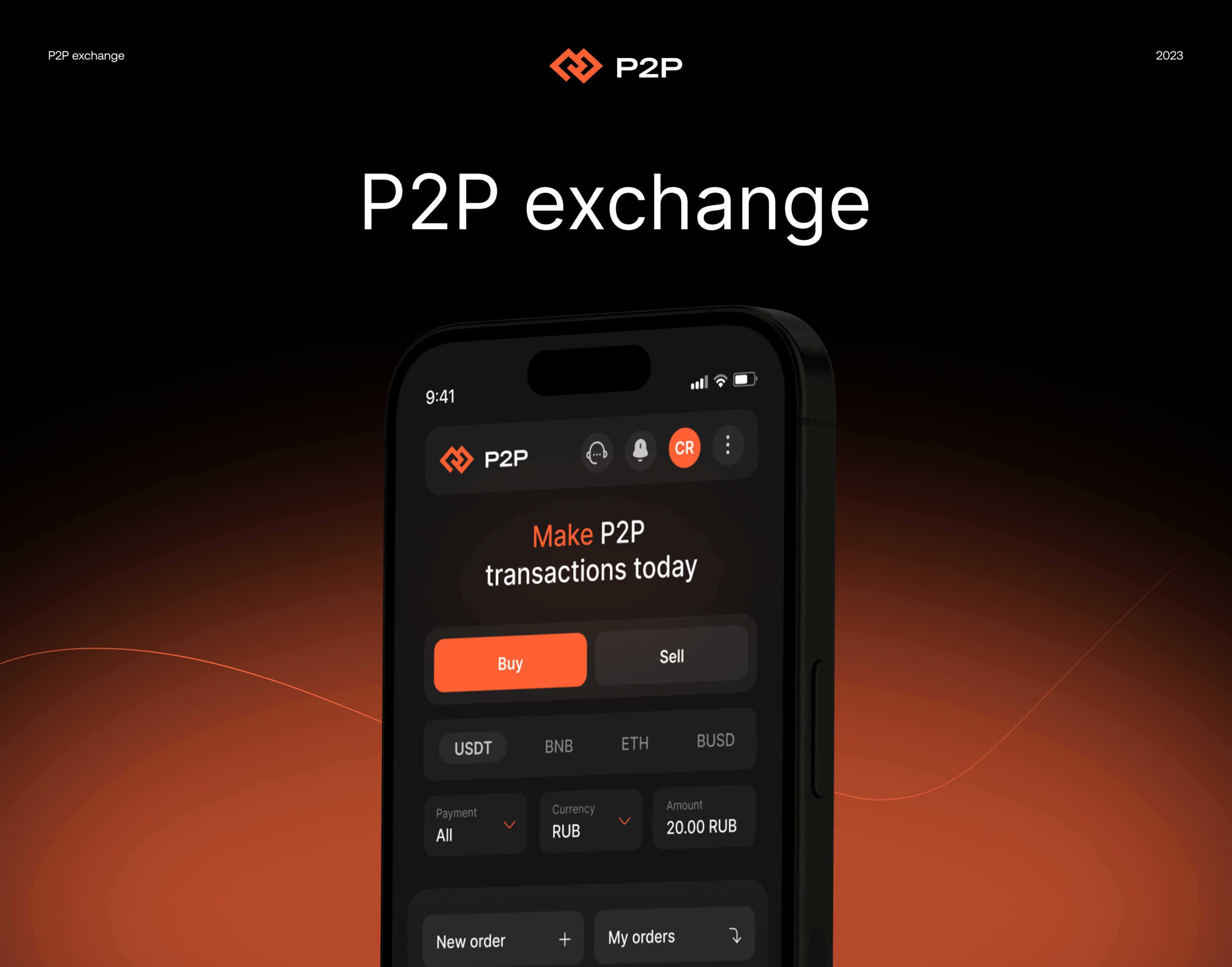 P2P exchange / Crypto Wallet / APP — Изображение №1 — Интерфейсы на Dprofile