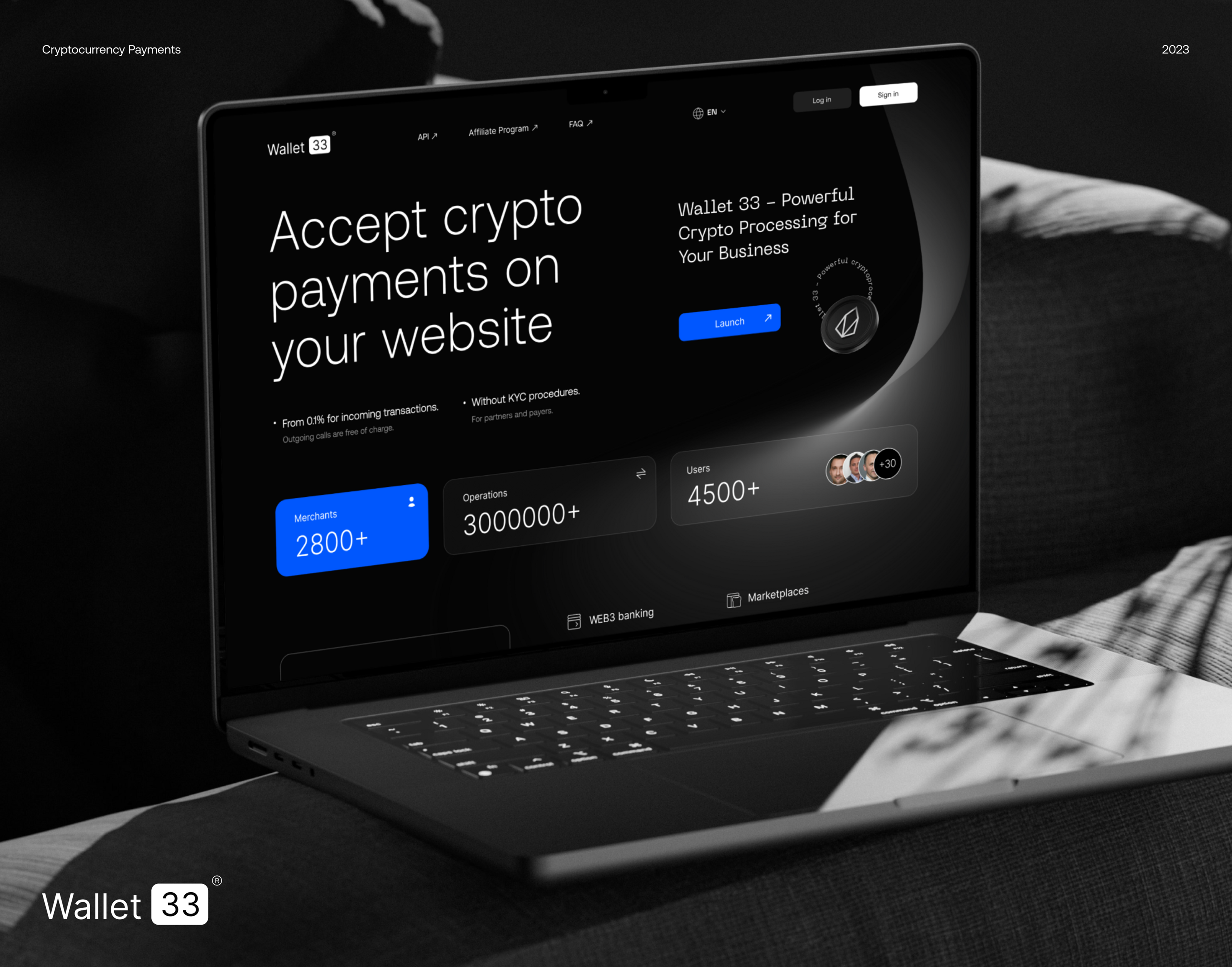 Payments in Cryptocurrency / Acquiring / Landing Page — Изображение №1 — Интерфейсы на Dprofile