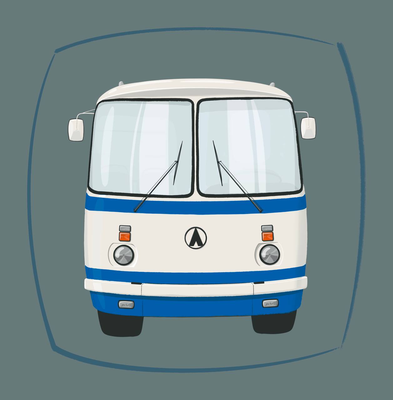 Советские автобусы — Изображение №2 — Иллюстрация на Dprofile