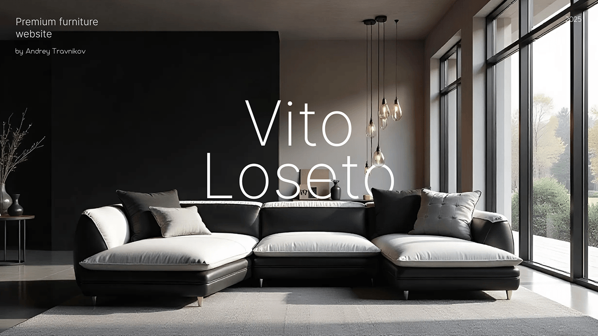 Vito Loseto Furniture — Изображение №1 — Интерфейсы на Dprofile