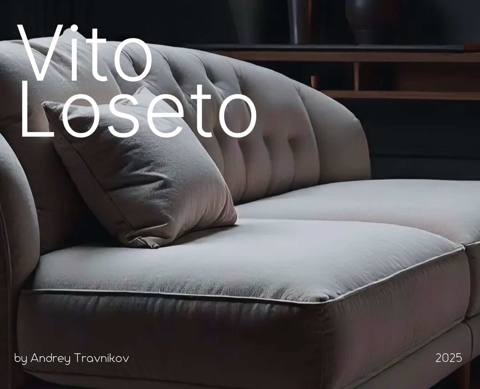 Vito Loseto Furniture — Интерфейсы на Dprofile