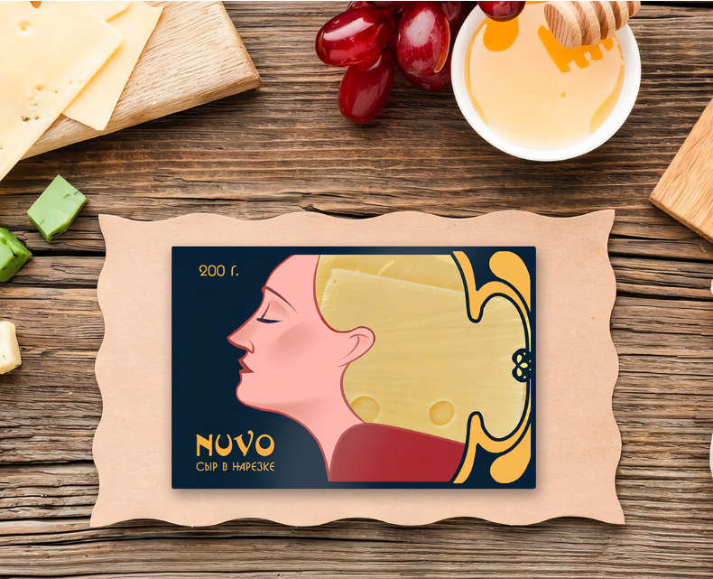 Cheese package / Упаковка сыра — Интерфейсы, Брендинг на Dprofile