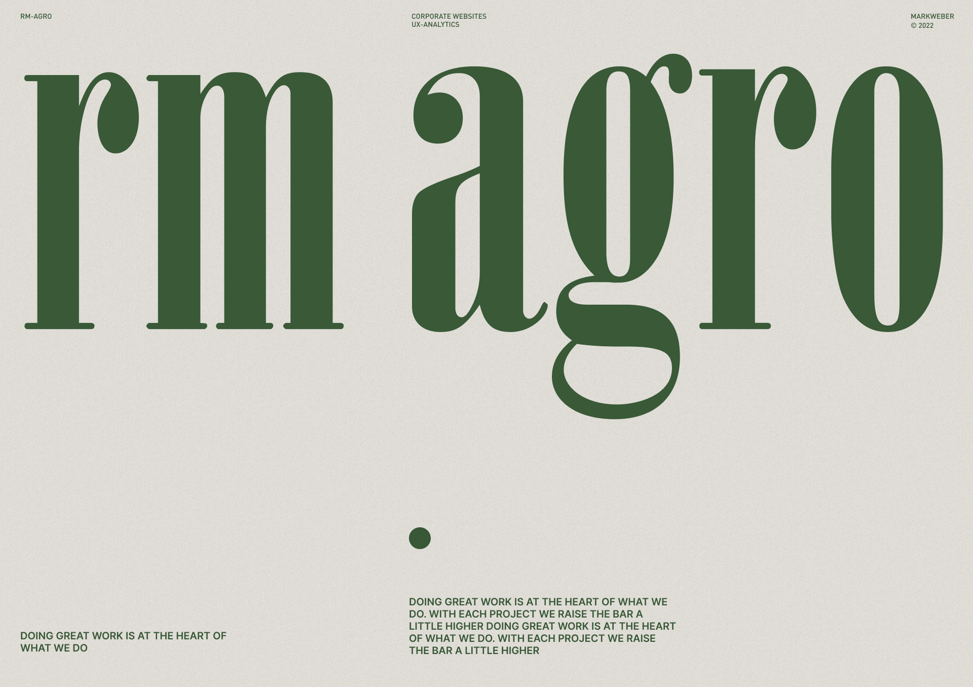 RM AGRO — Изображение №1 — Интерфейсы на Dprofile