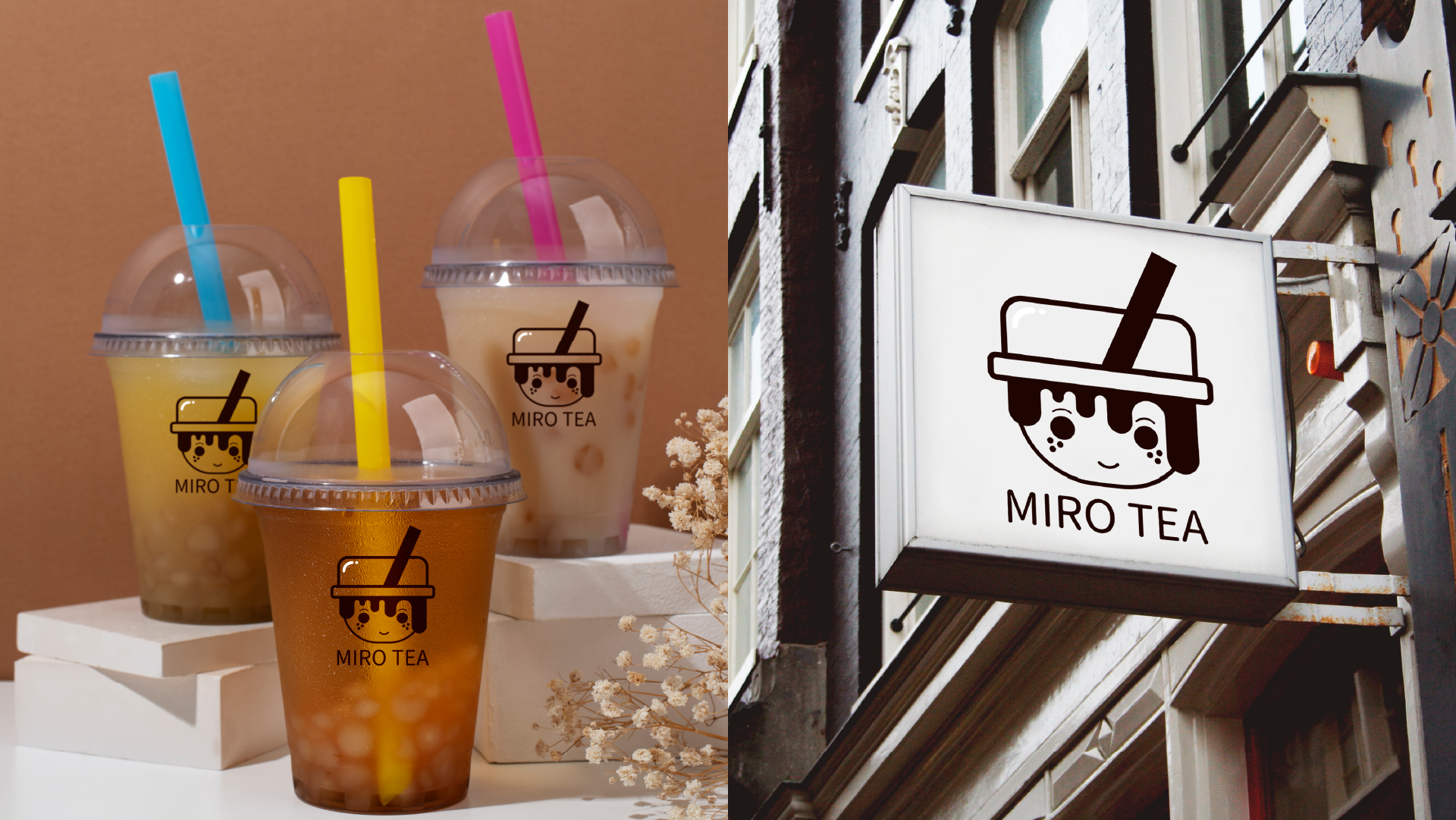 лого для кафе "MIRO TEA" — Изображение №4 — Брендинг на Dprofile