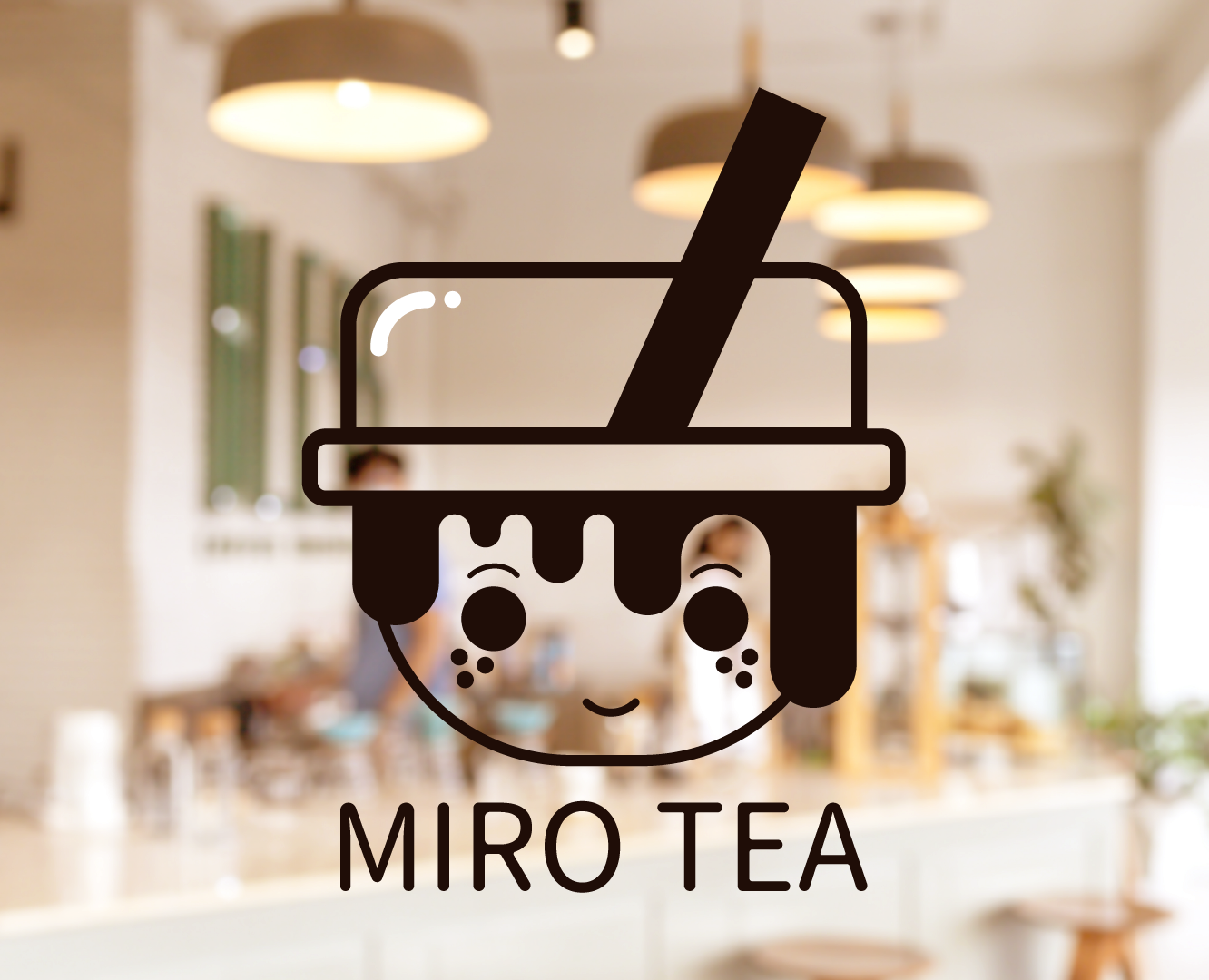 лого для кафе "MIRO TEA" — Брендинг на Dprofile