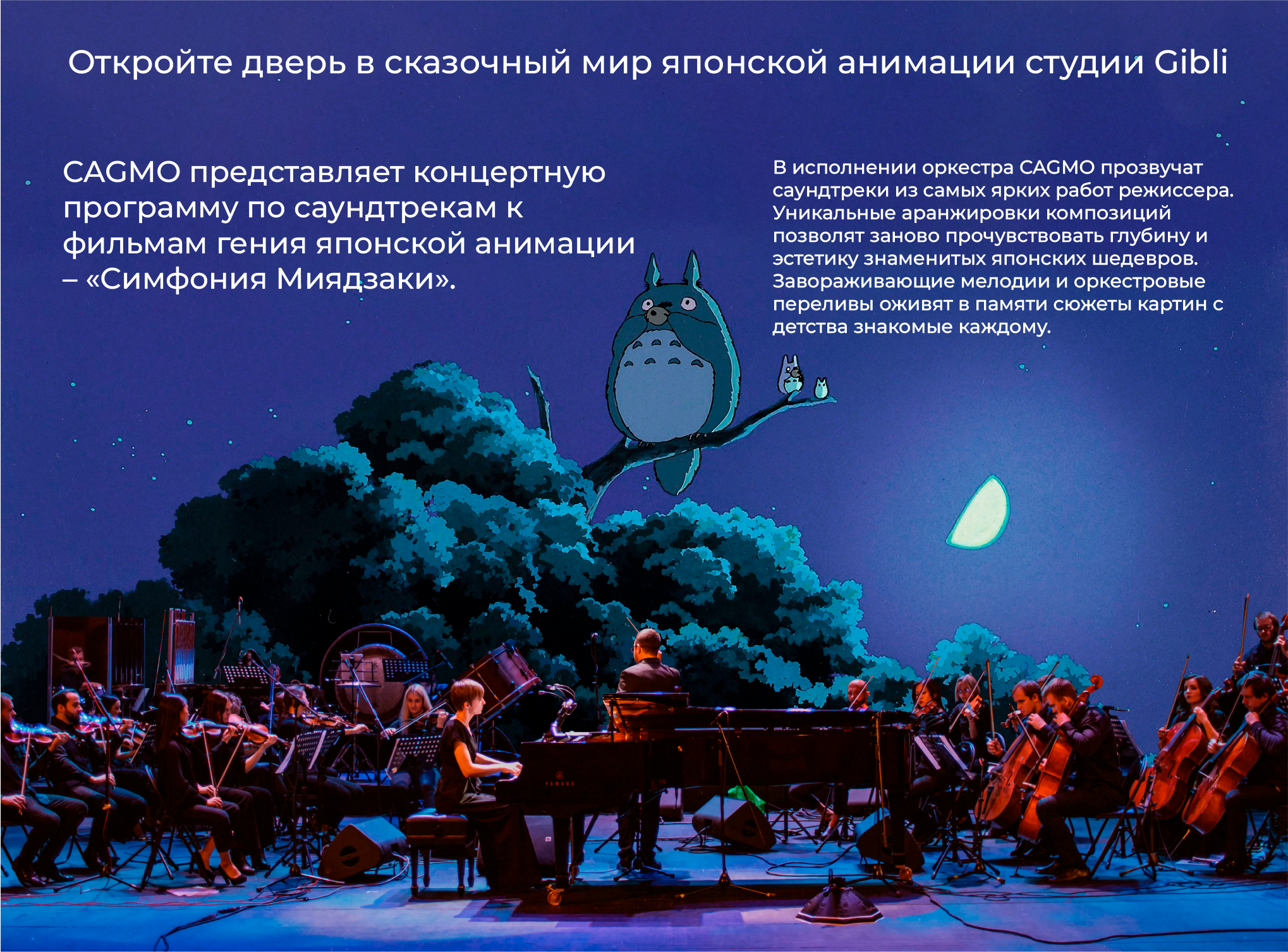 "Симфония Миядзаки" Афиша симфонического оркестра — Изображение №2 — Графика на Dprofile
