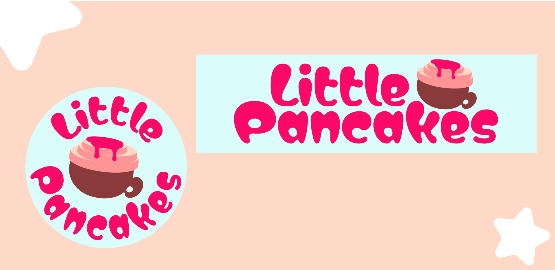 Лого и фирменный стиль Little Pancakes. — Изображение №4 — Брендинг на Dprofile