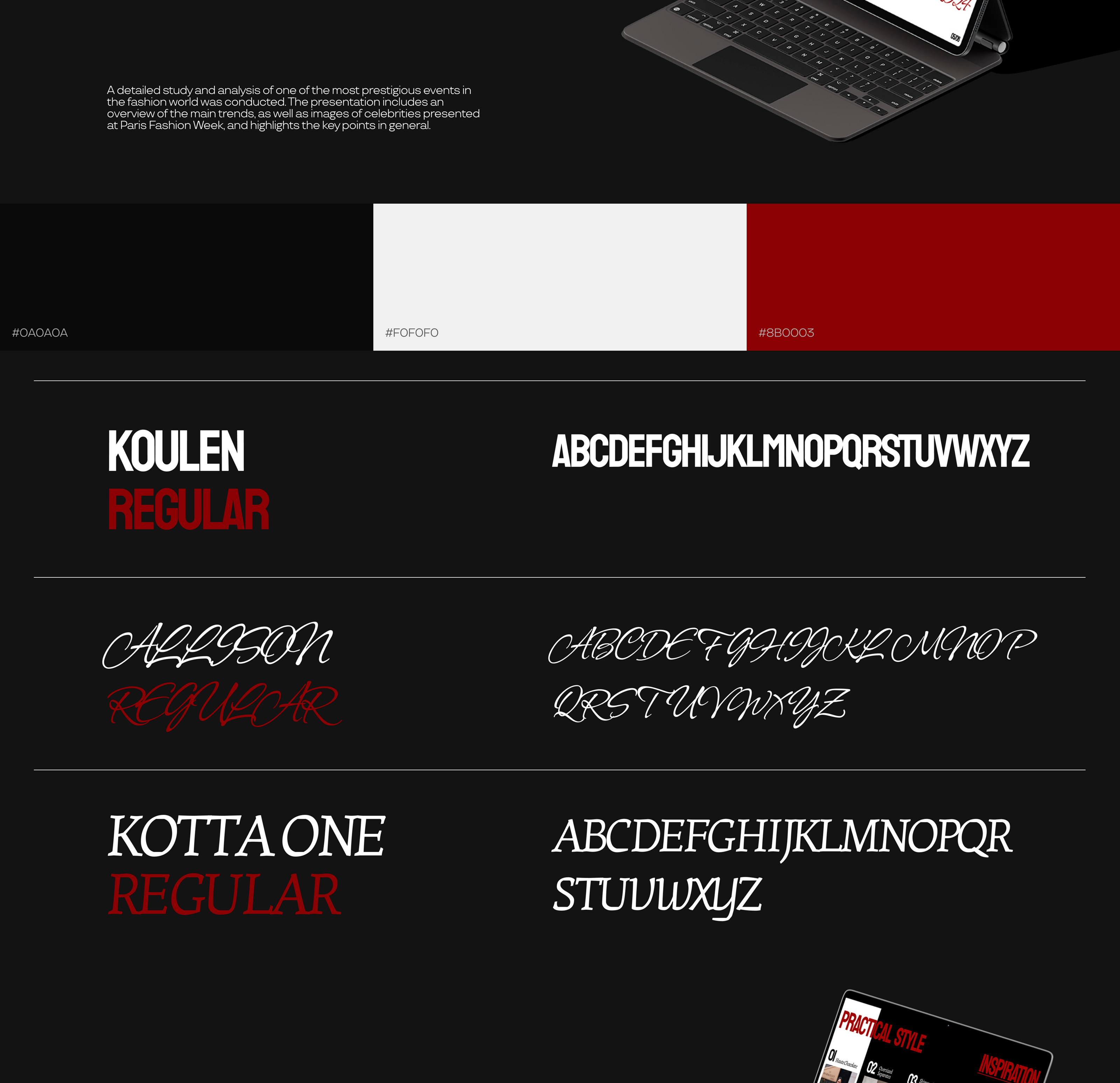 Paris Fashion Week / PRESENTATION DESIGN — Изображение №2 — Графика, Маркетинг на Dprofile