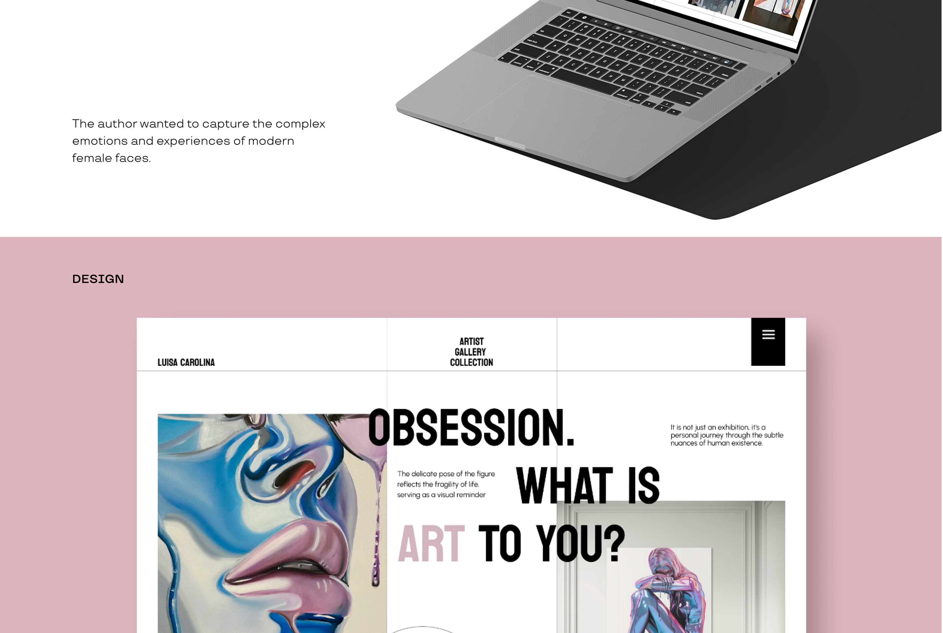 Landing page / exhibition — Изображение №4 — Интерфейсы, Графика на Dprofile