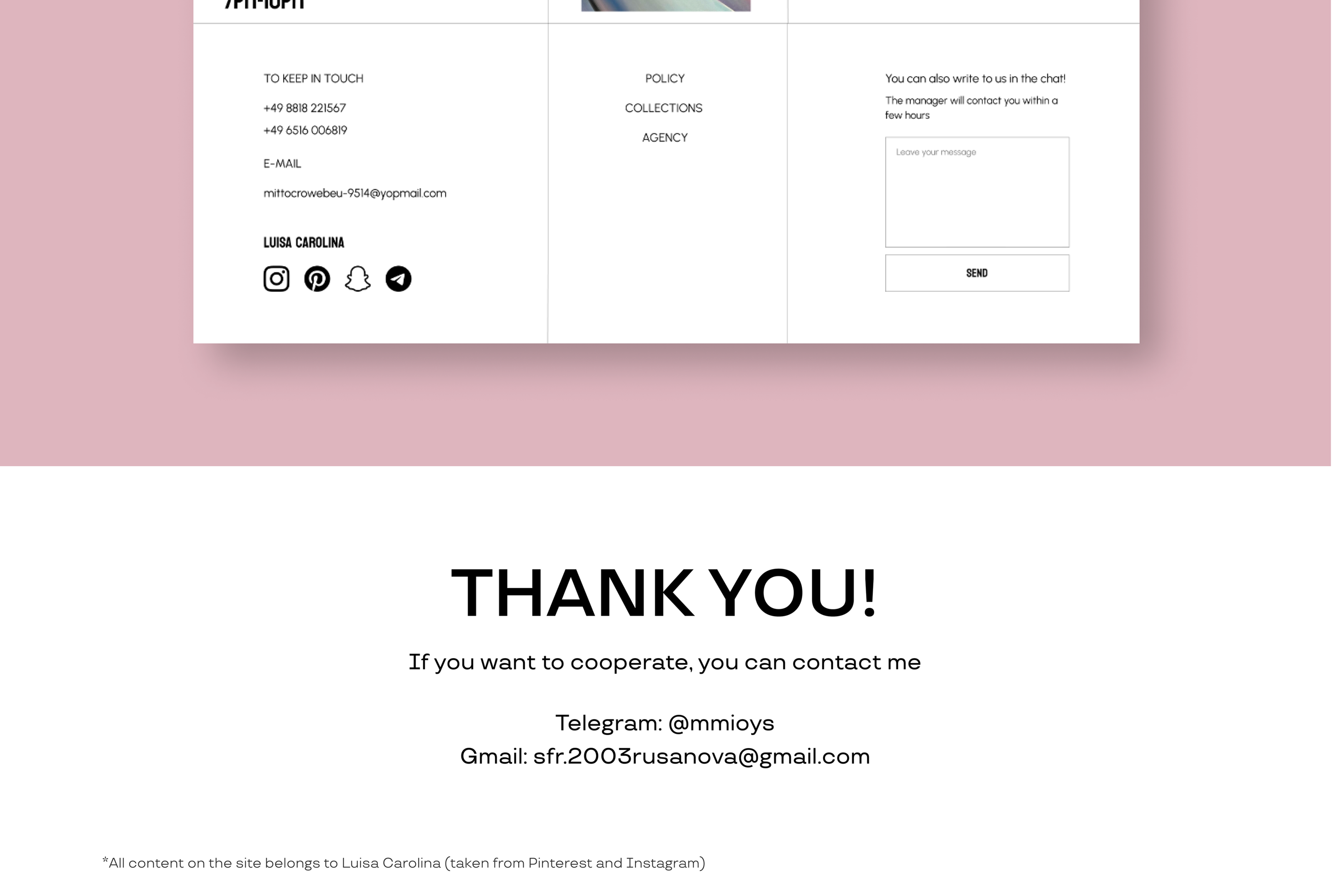 Landing page / exhibition — Изображение №8 — Интерфейсы, Графика на Dprofile