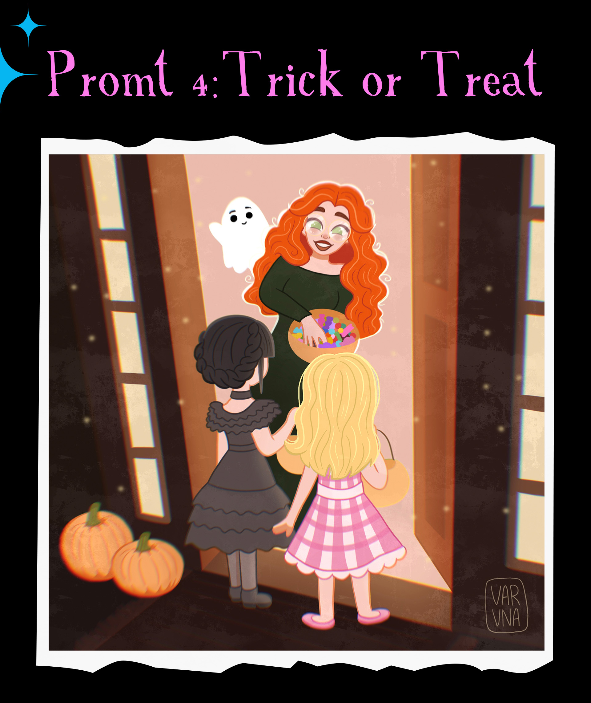 Арт-челлендж #GrittersGetSpooky — Изображение №6 — Иллюстрация на Dprofile