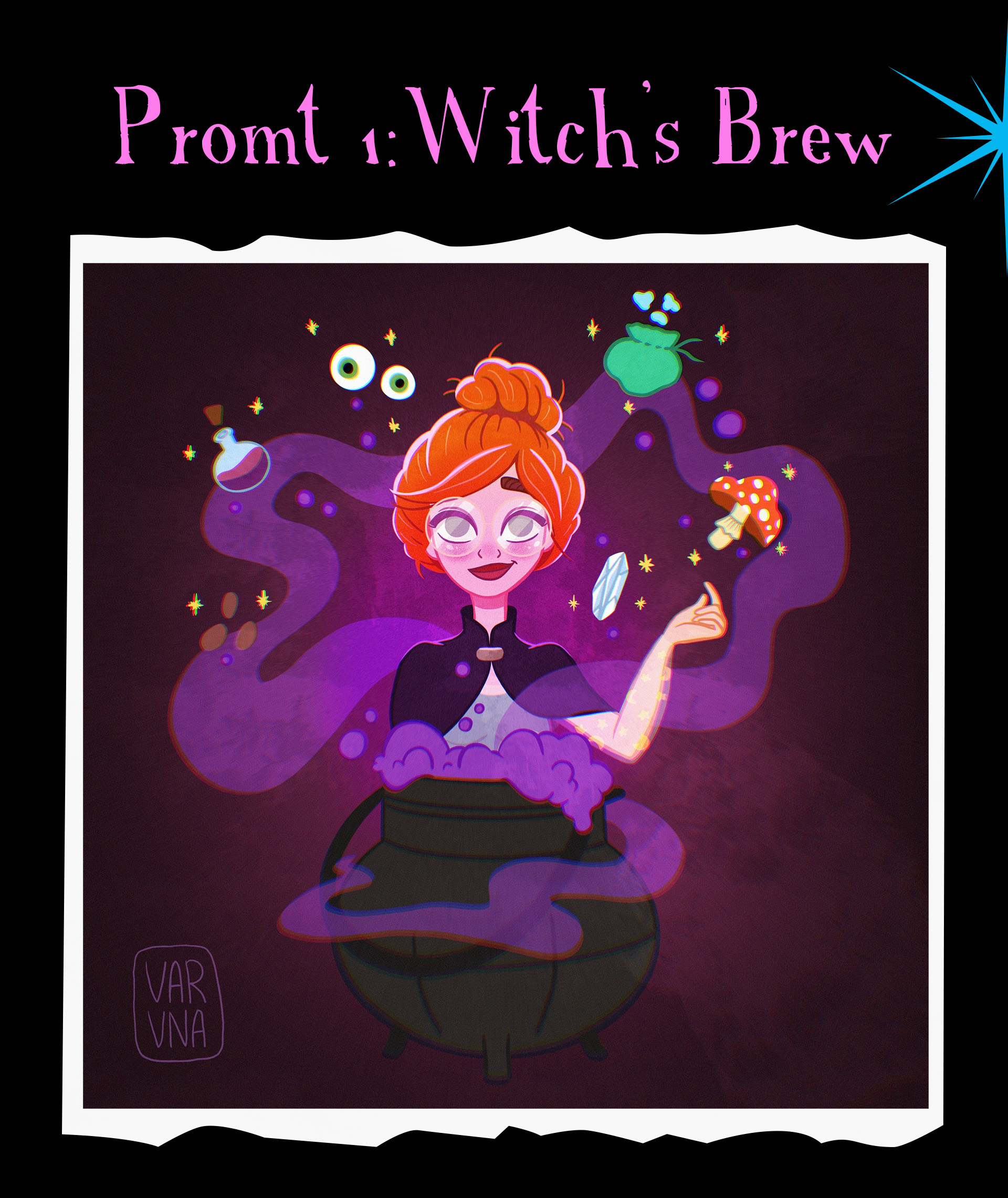 Арт-челлендж #GrittersGetSpooky — Изображение №3 — Иллюстрация на Dprofile