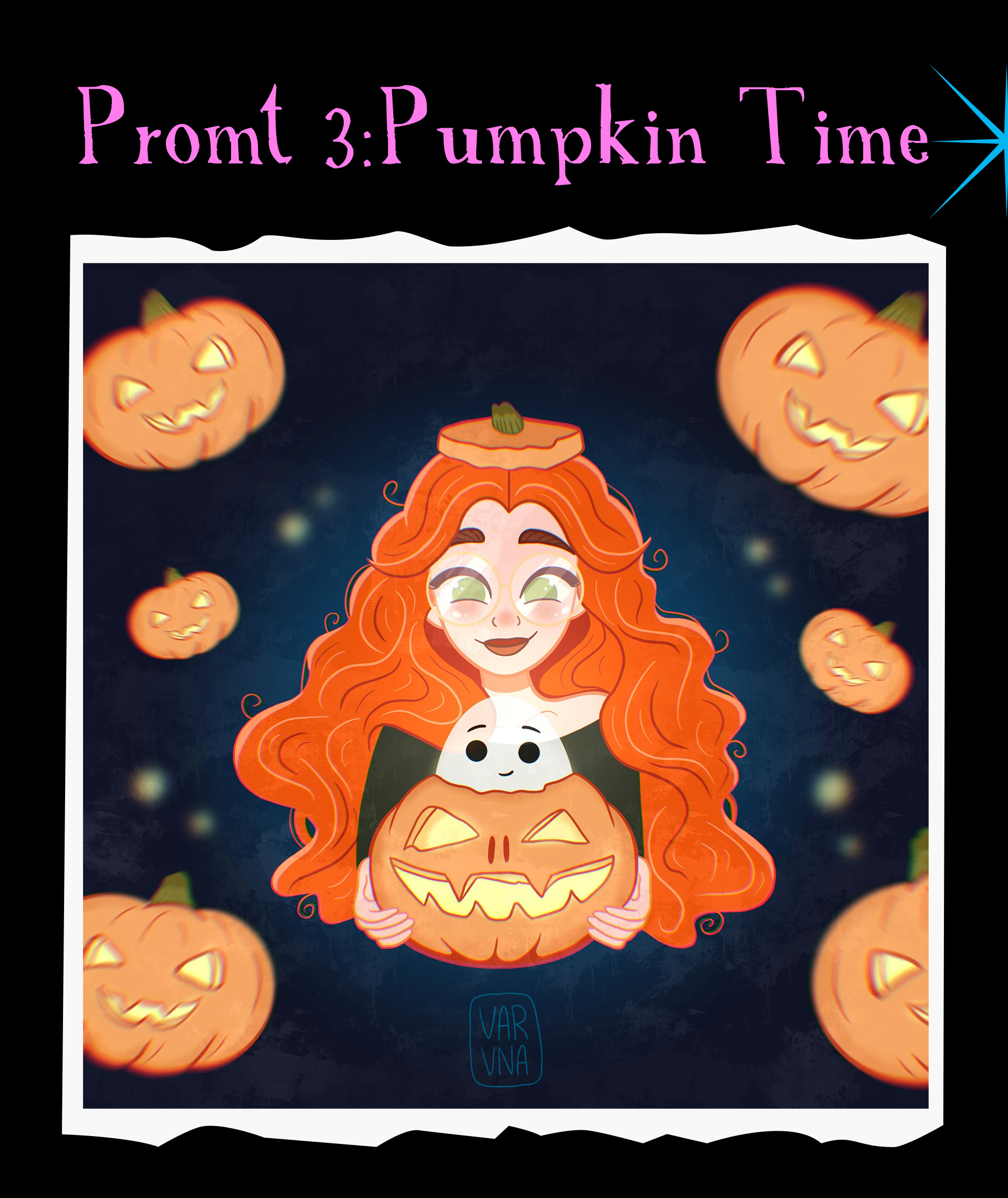 Арт-челлендж #GrittersGetSpooky — Изображение №5 — Иллюстрация на Dprofile