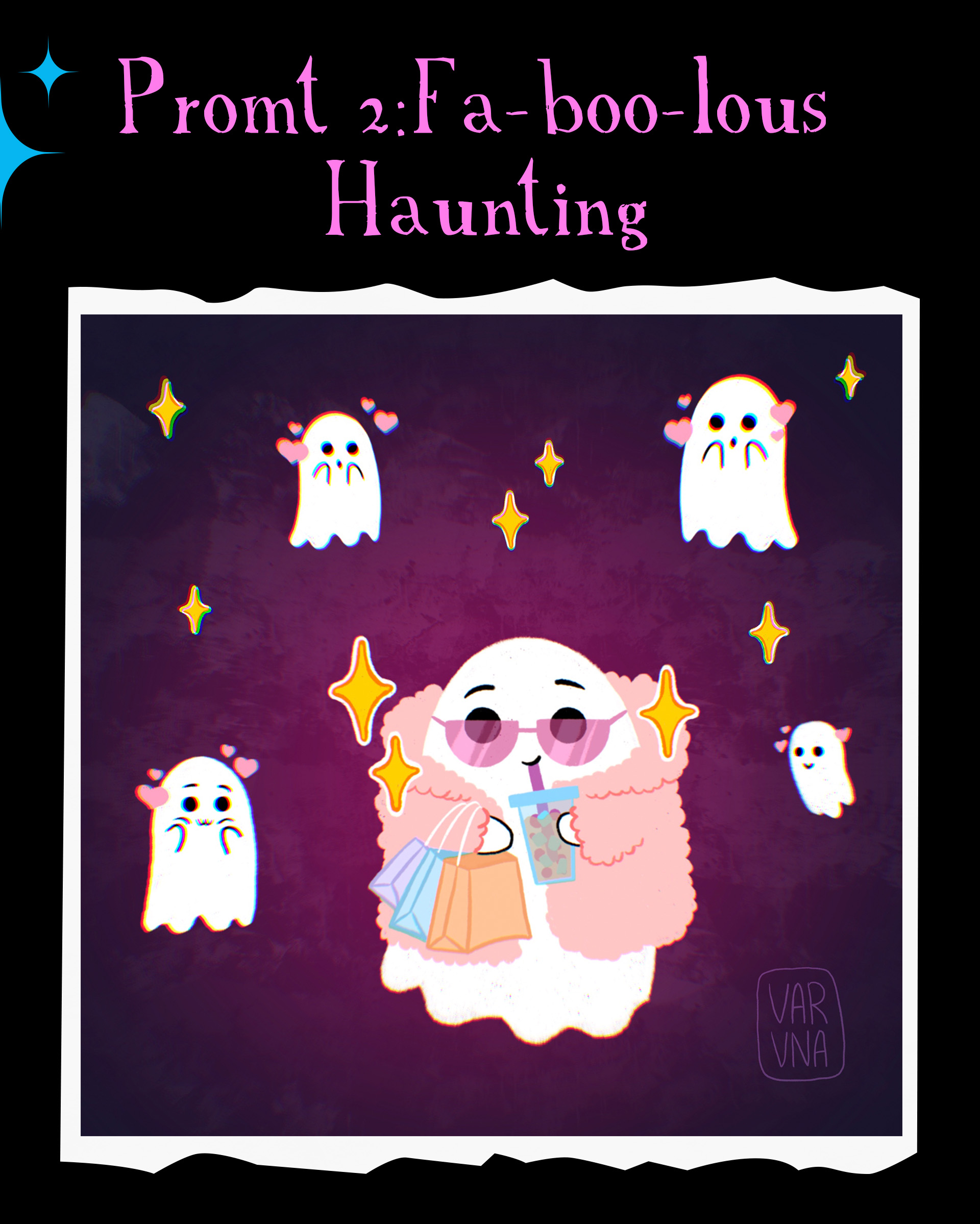 Арт-челлендж #GrittersGetSpooky — Изображение №4 — Иллюстрация на Dprofile