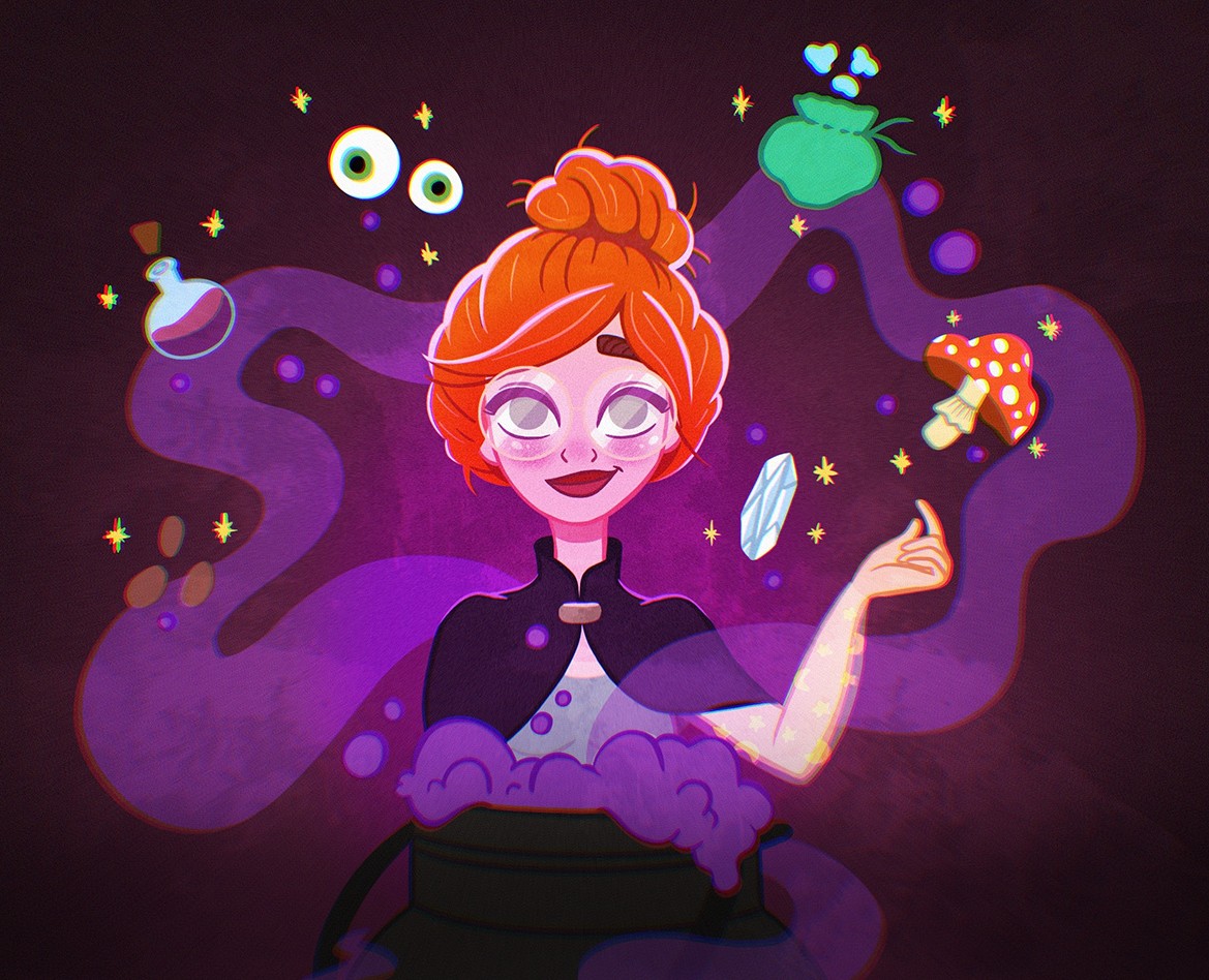 Арт-челлендж #GrittersGetSpooky — Иллюстрация на Dprofile
