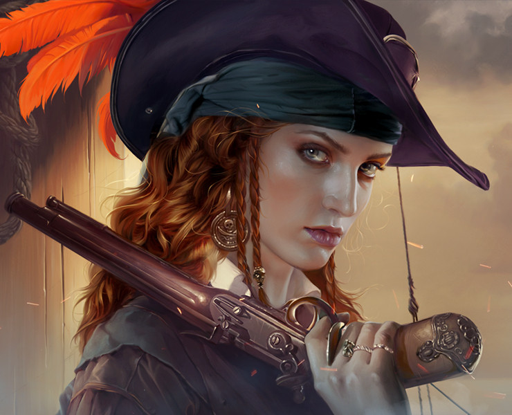Иллюстрация для лендинга игры "Морской бой" — Иллюстрация на Dprofile