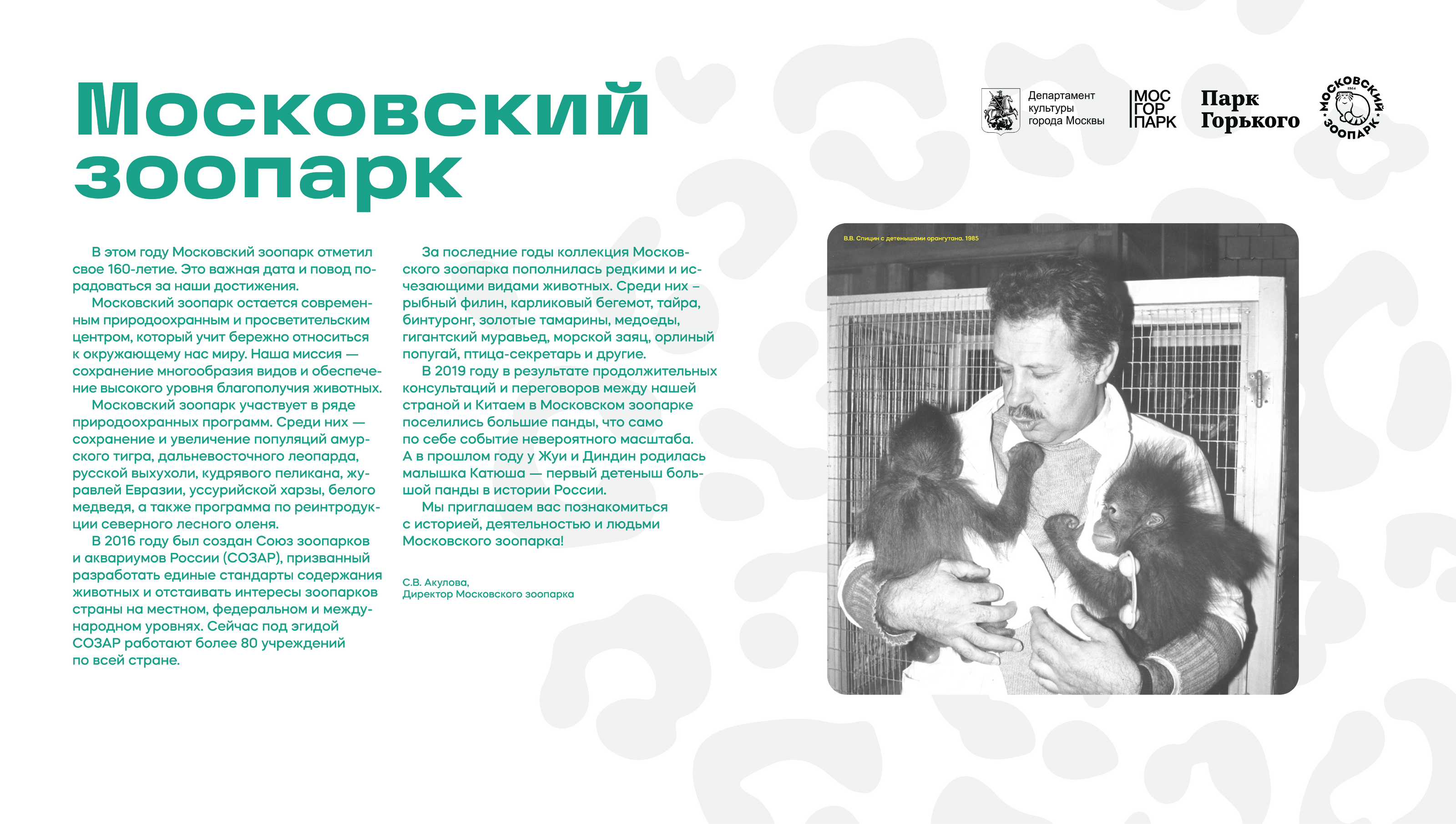Выставка к 160-летию Московского зоопарка — Изображение №4 — Брендинг, Графика на Dprofile